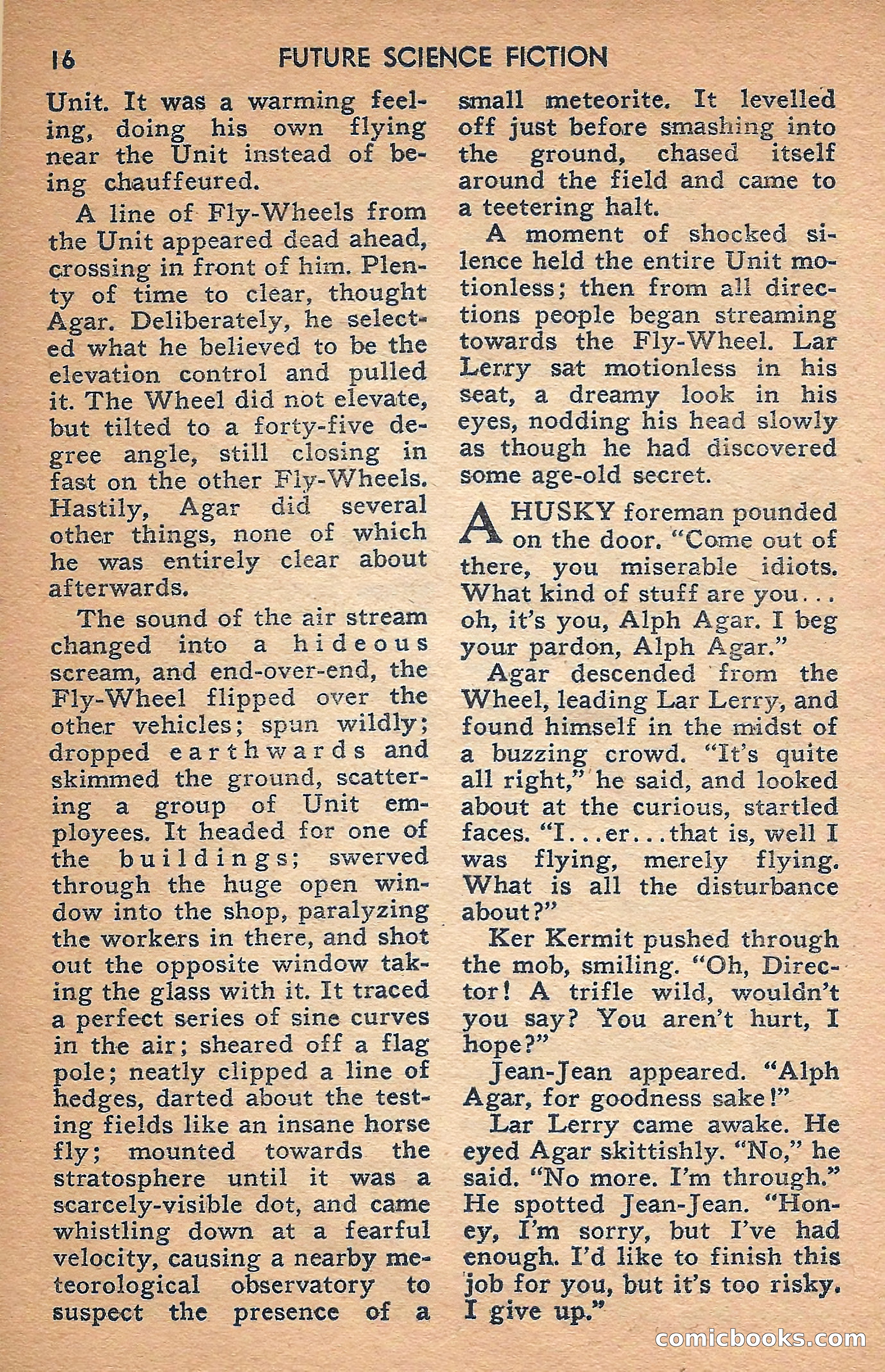 Future Science Fiction, February 1958 — page 16 of 132