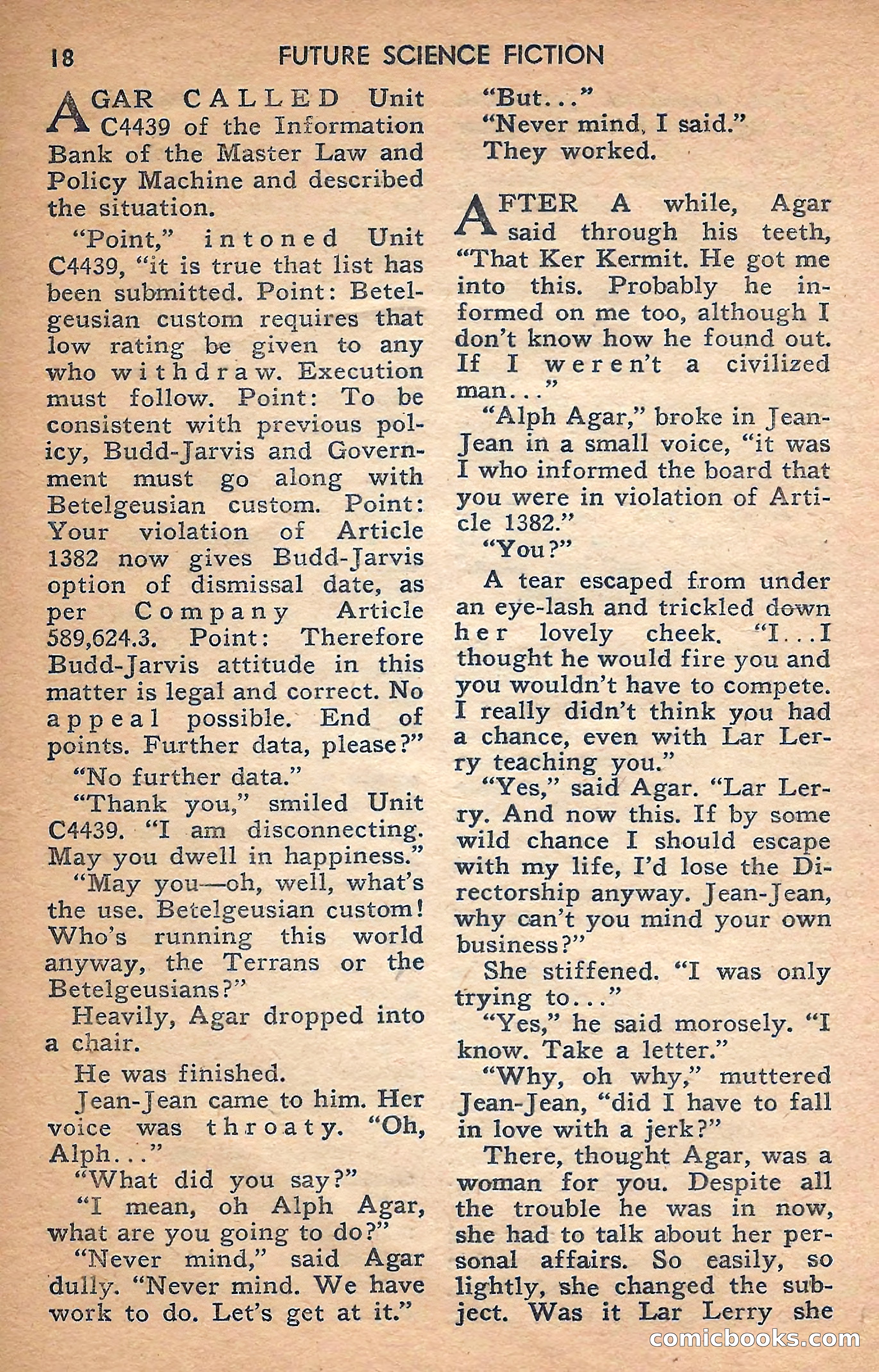 Future Science Fiction, February 1958 — page 18 of 132