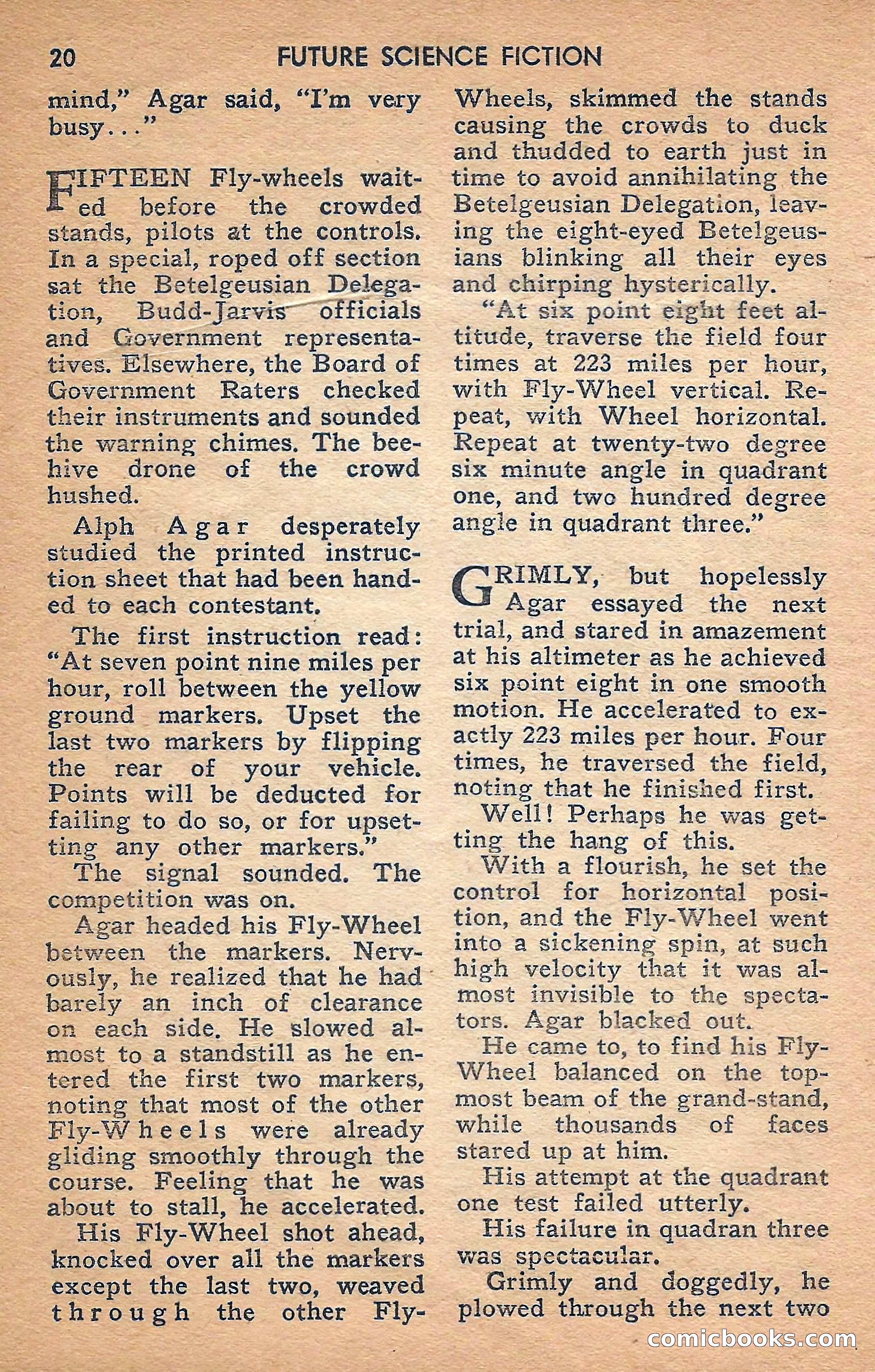 Future Science Fiction, February 1958 — page 20 of 132