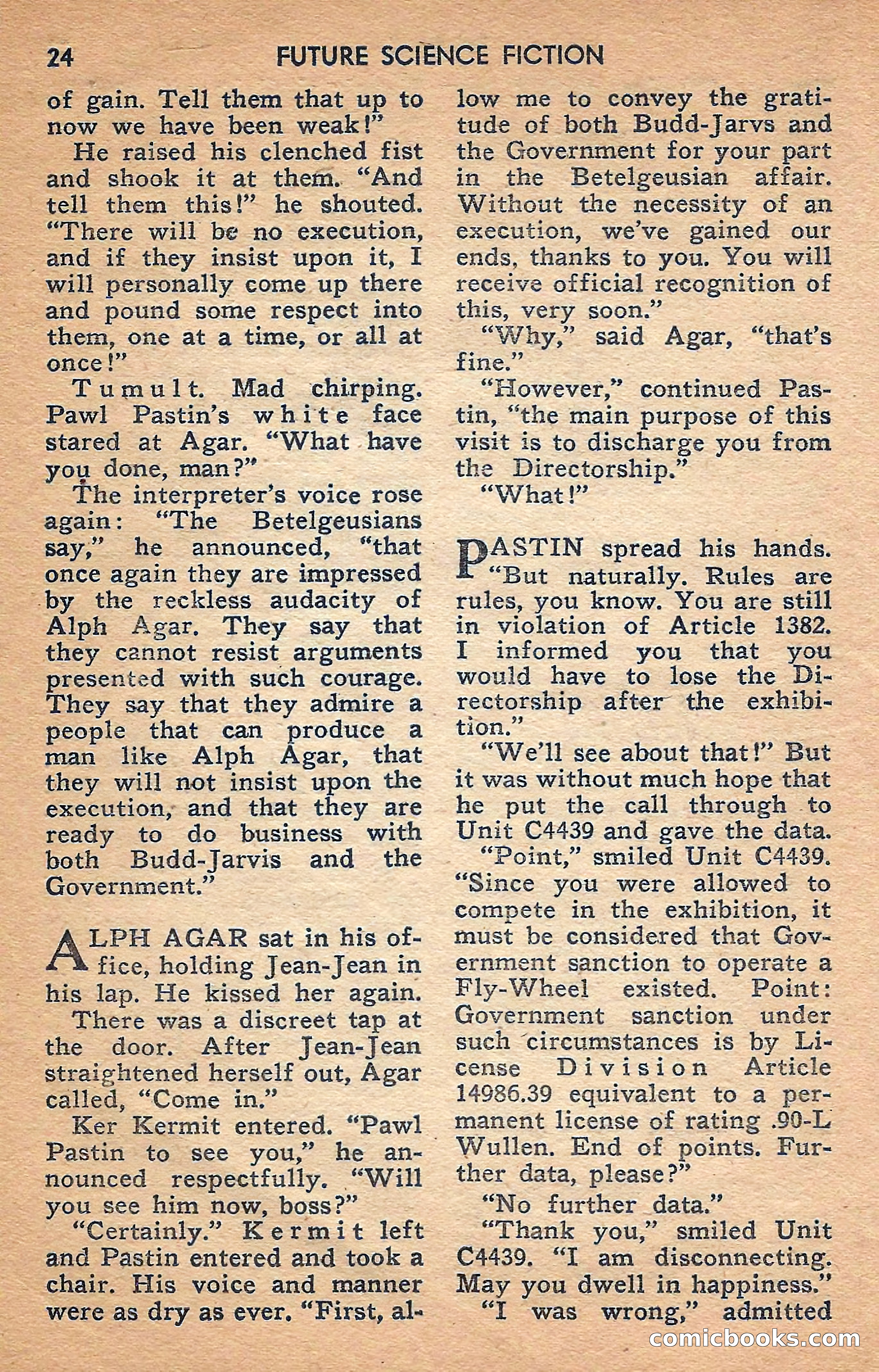 Future Science Fiction, February 1958 — page 24 of 132