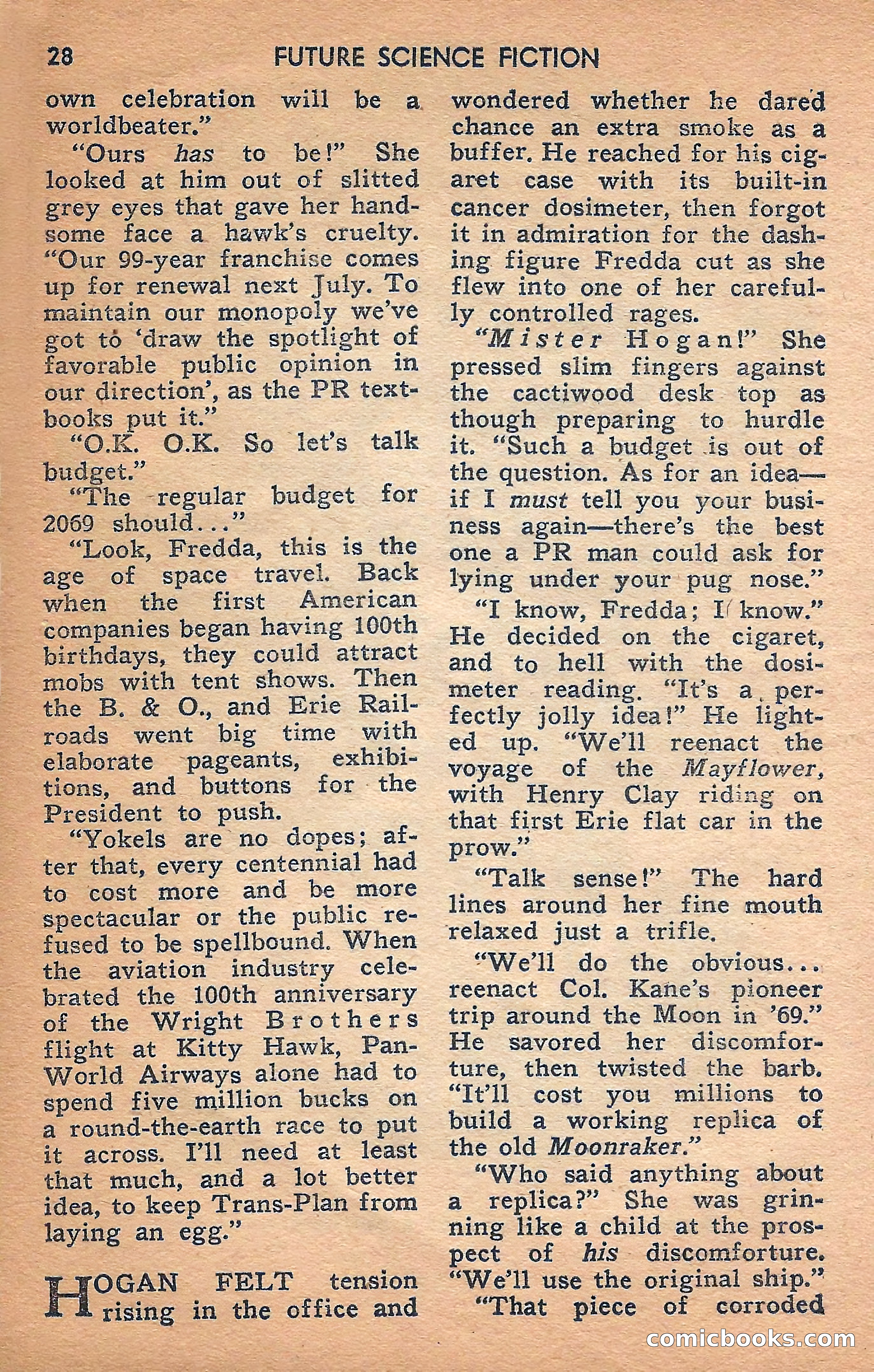 Future Science Fiction, February 1958 — page 28 of 132
