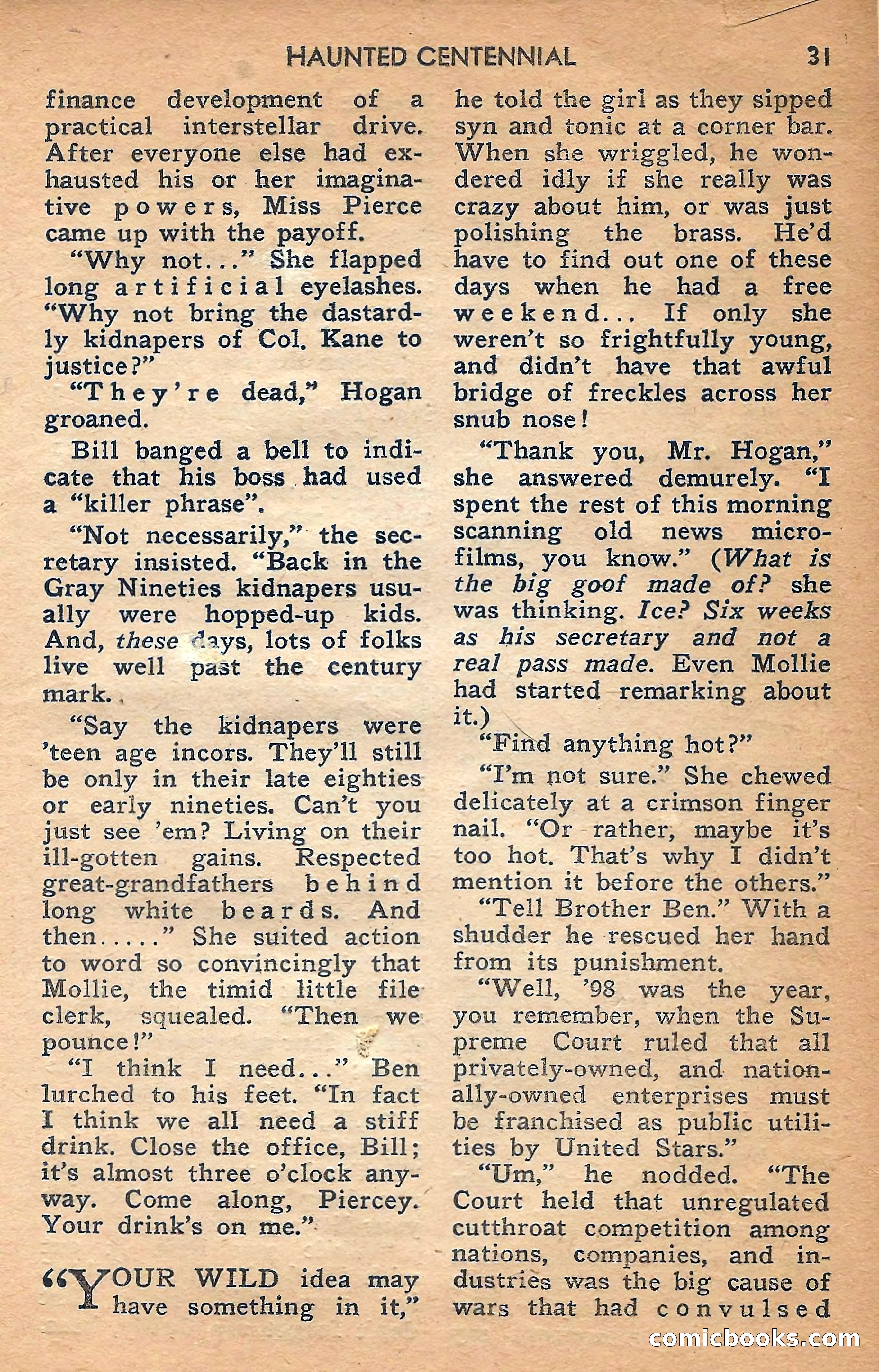 Future Science Fiction, February 1958 — page 31 of 132