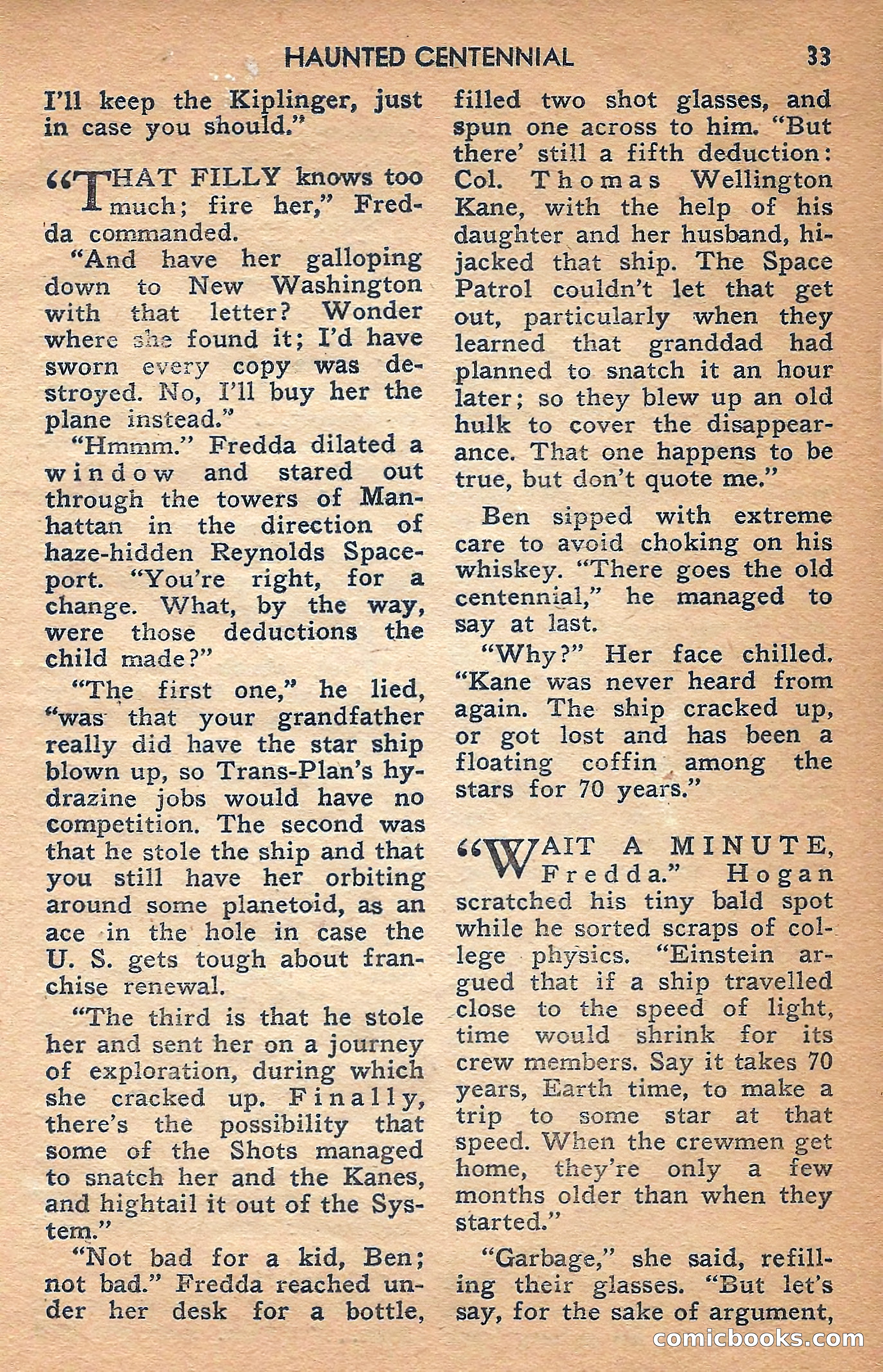 Future Science Fiction, February 1958 — page 33 of 132