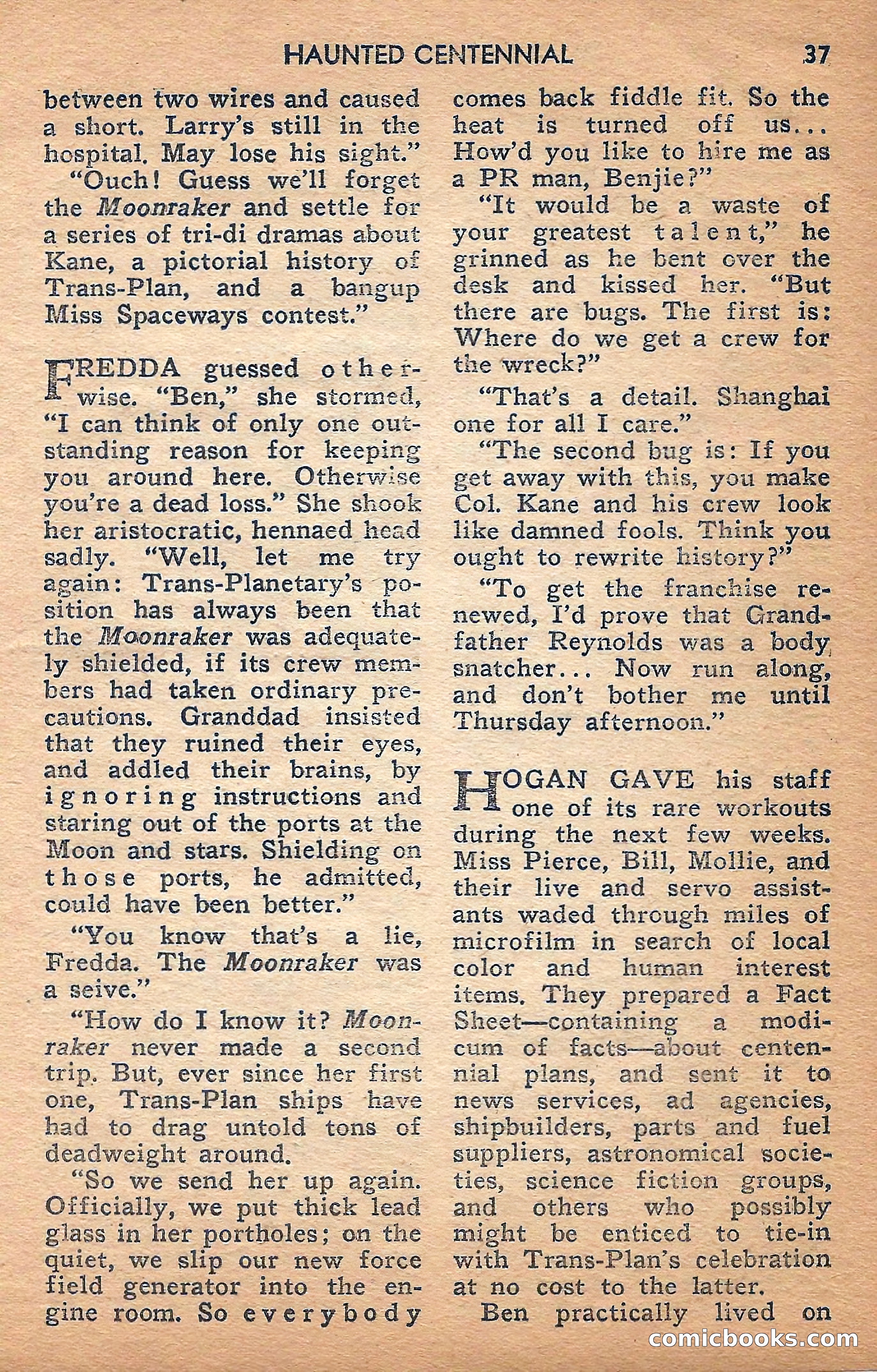 Future Science Fiction, February 1958 — page 37 of 132