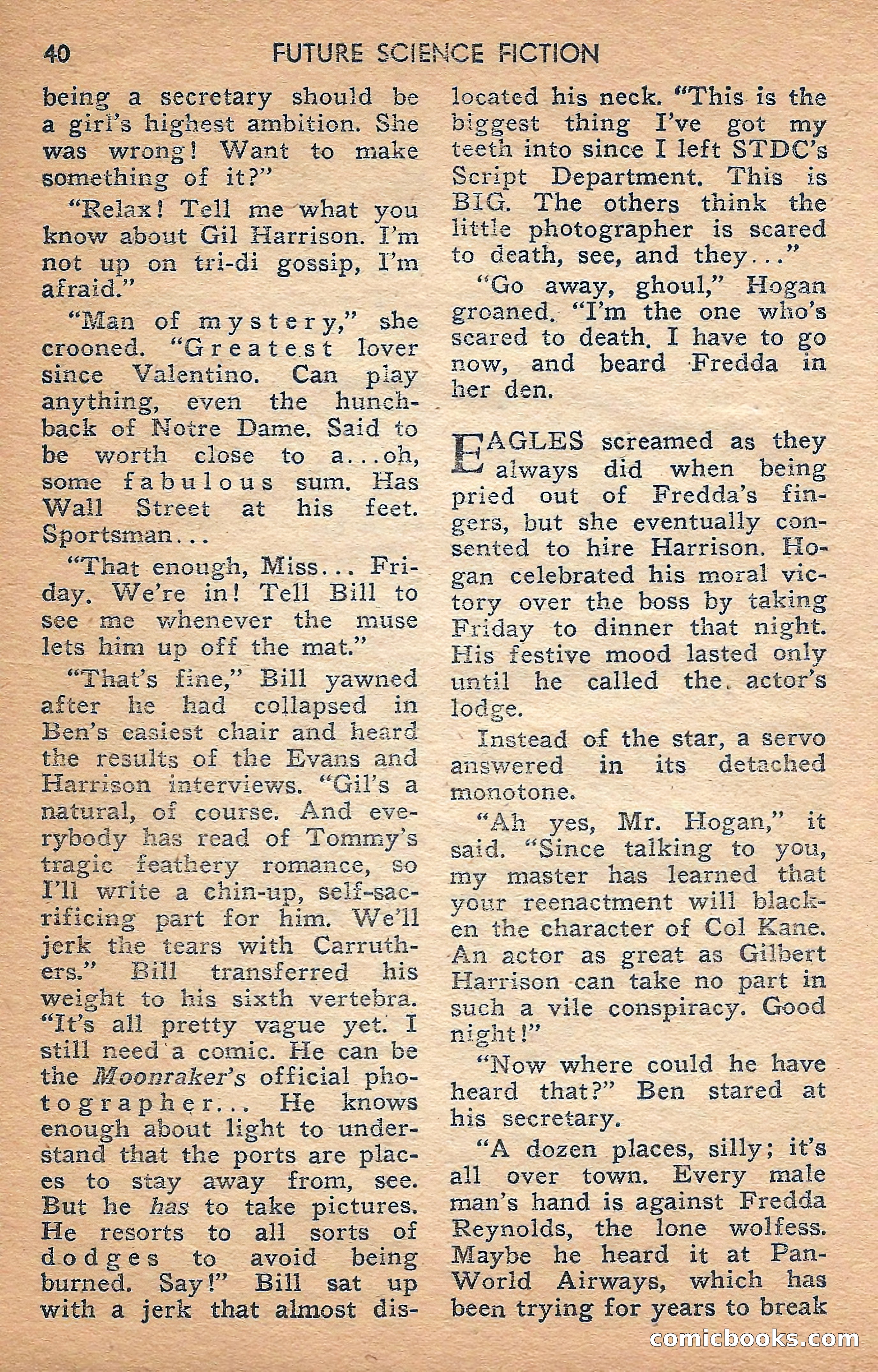 Future Science Fiction, February 1958 — page 40 of 132