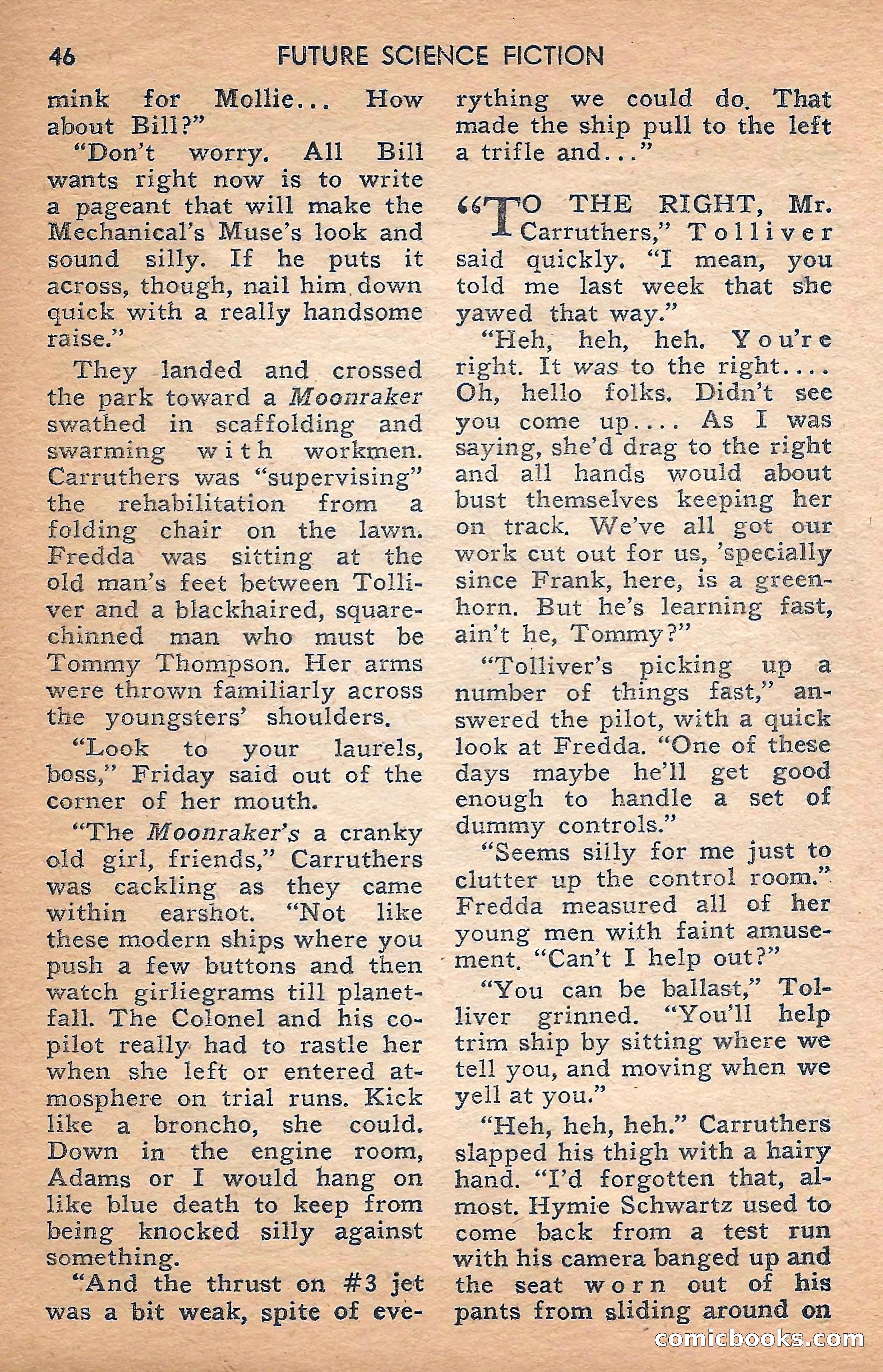 Future Science Fiction, February 1958 — page 46 of 132