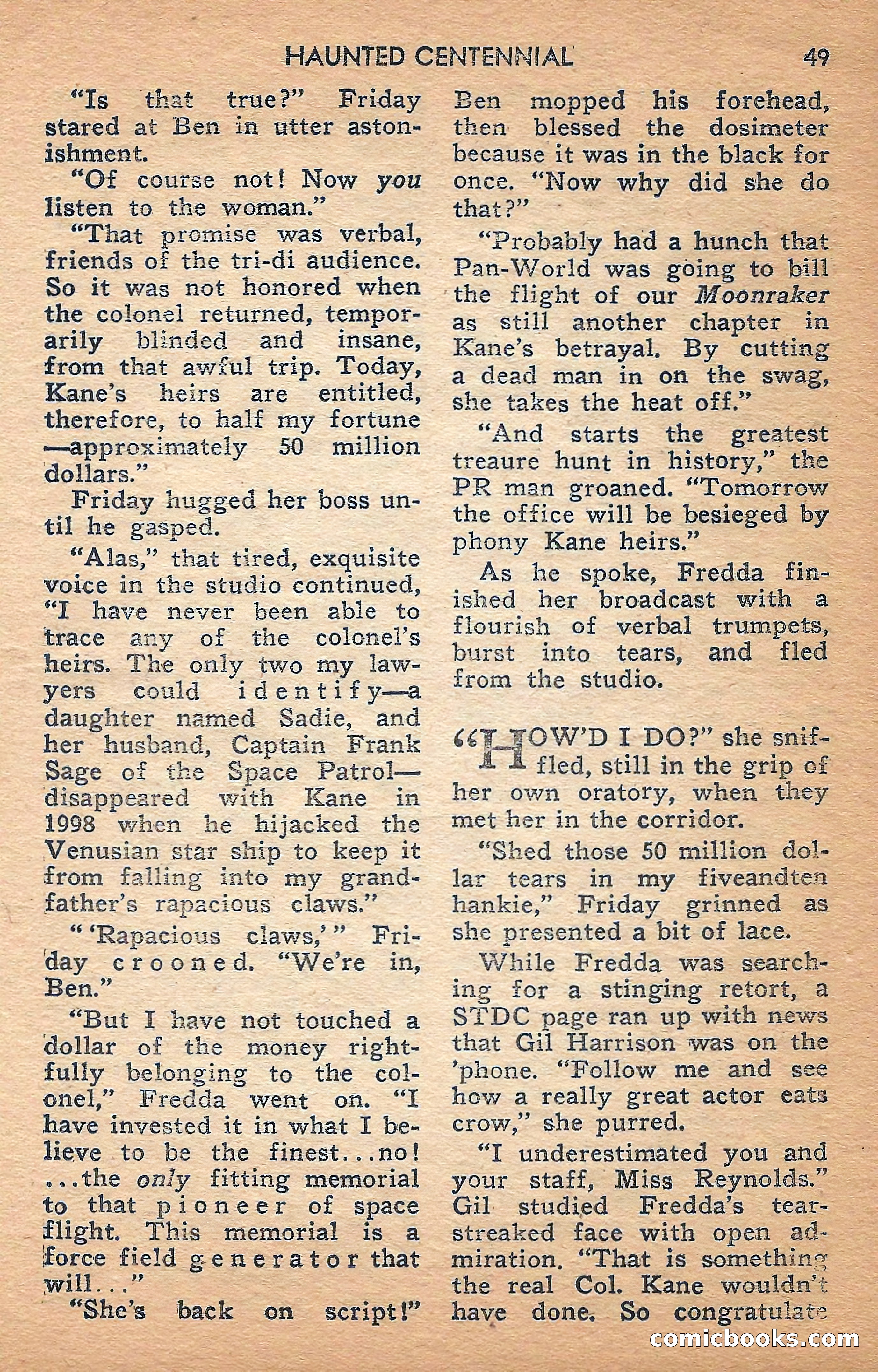 Future Science Fiction, February 1958 — page 49 of 132