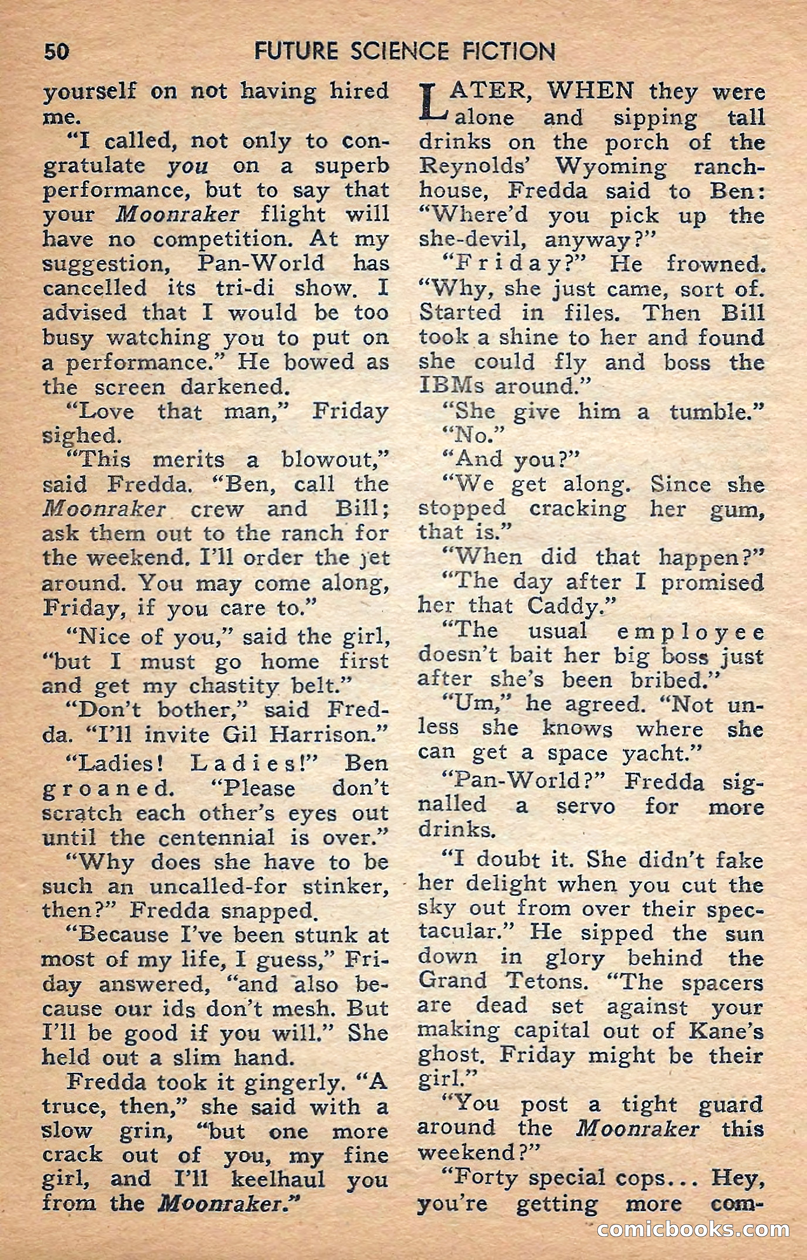 Future Science Fiction, February 1958 — page 50 of 132