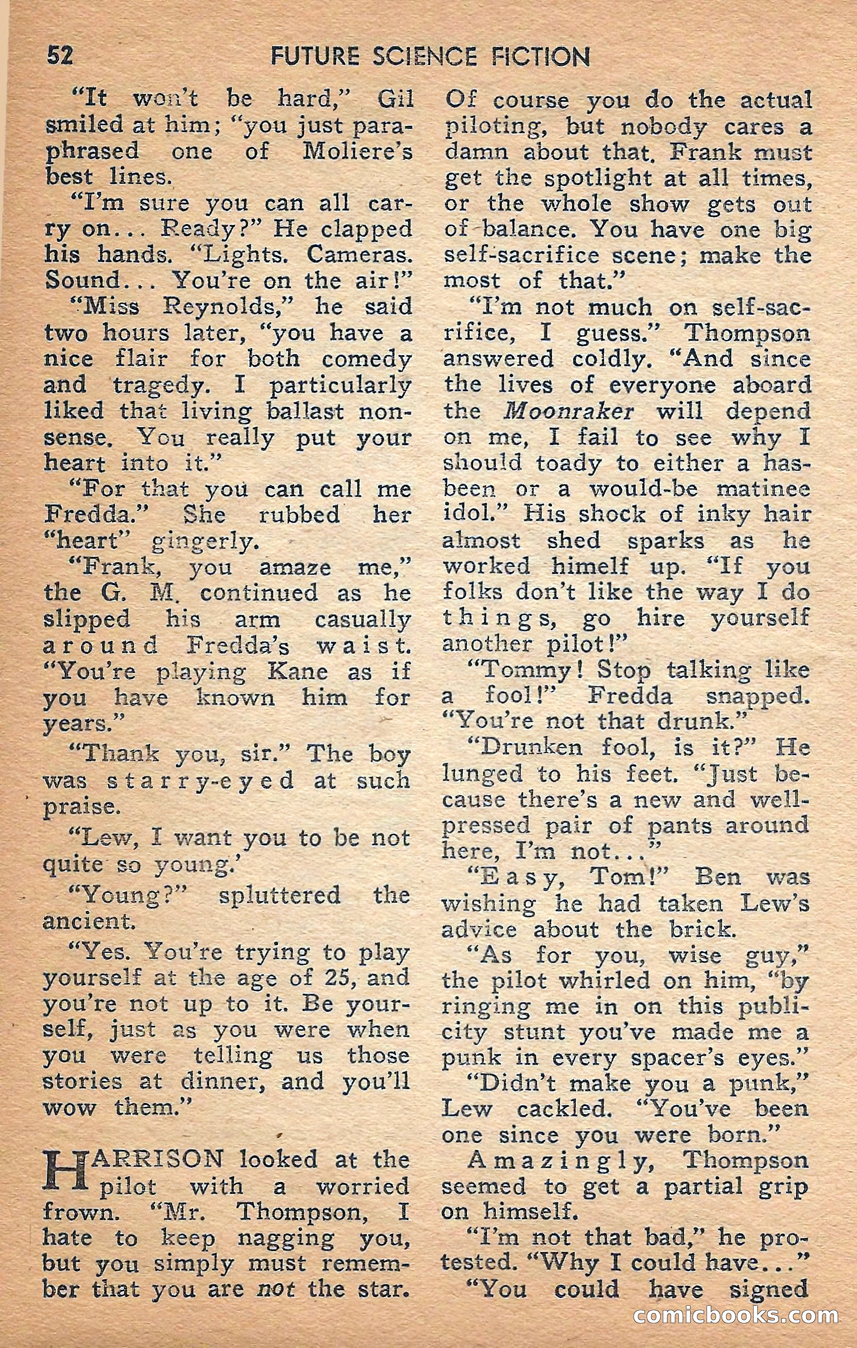 Future Science Fiction, February 1958 — page 52 of 132