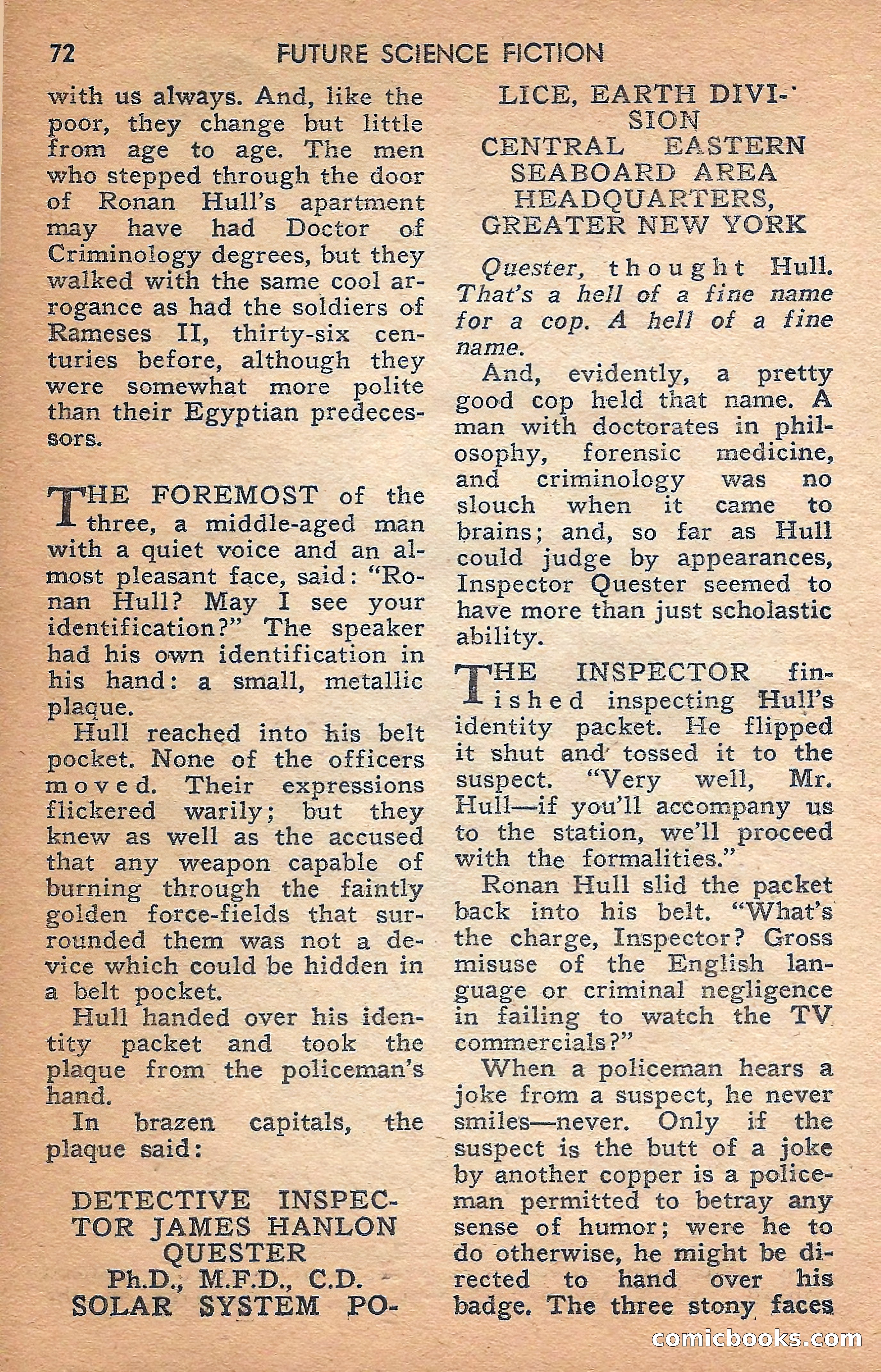 Future Science Fiction, February 1958 — page 72 of 132