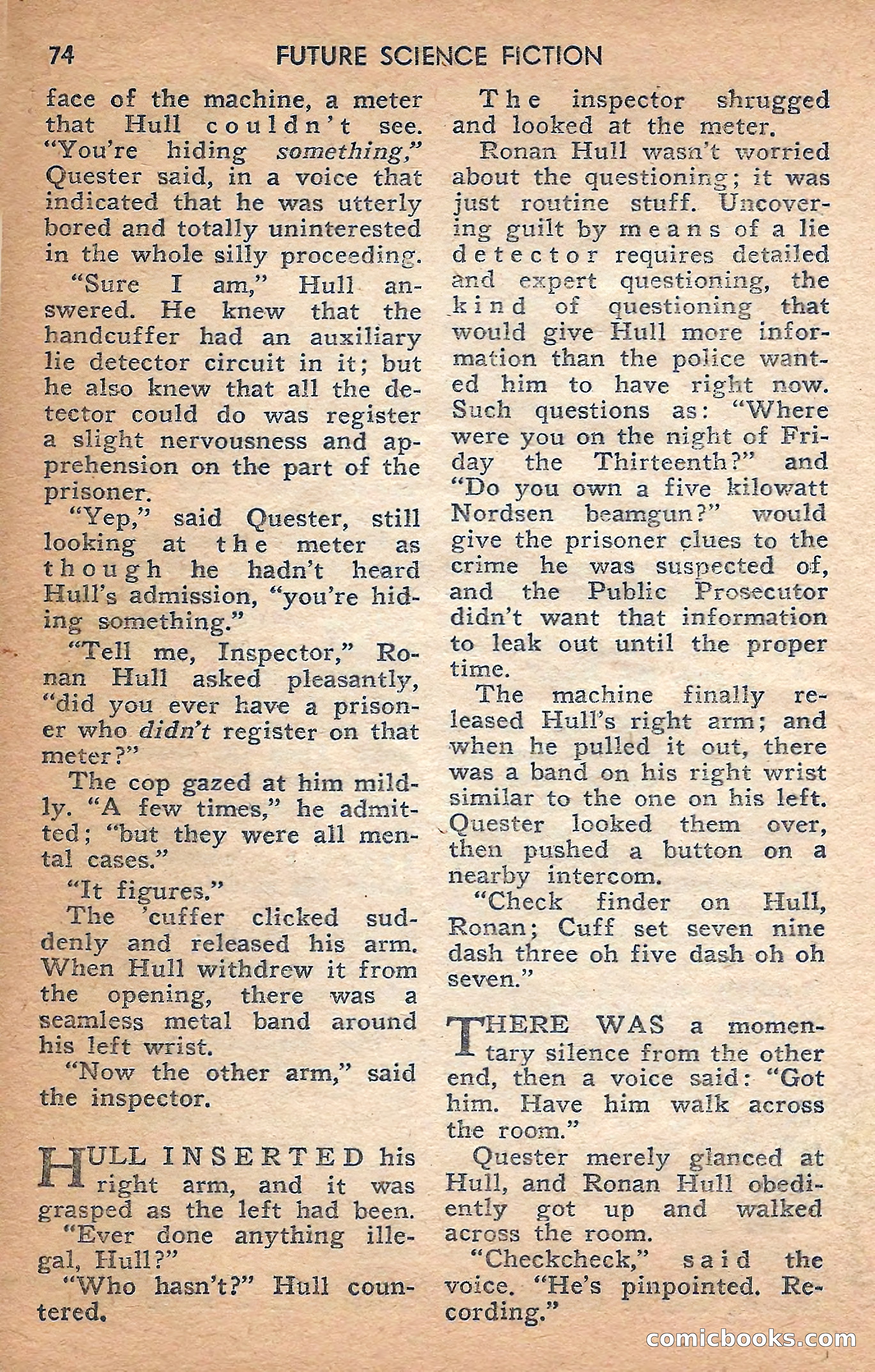 Future Science Fiction, February 1958 — page 74 of 132