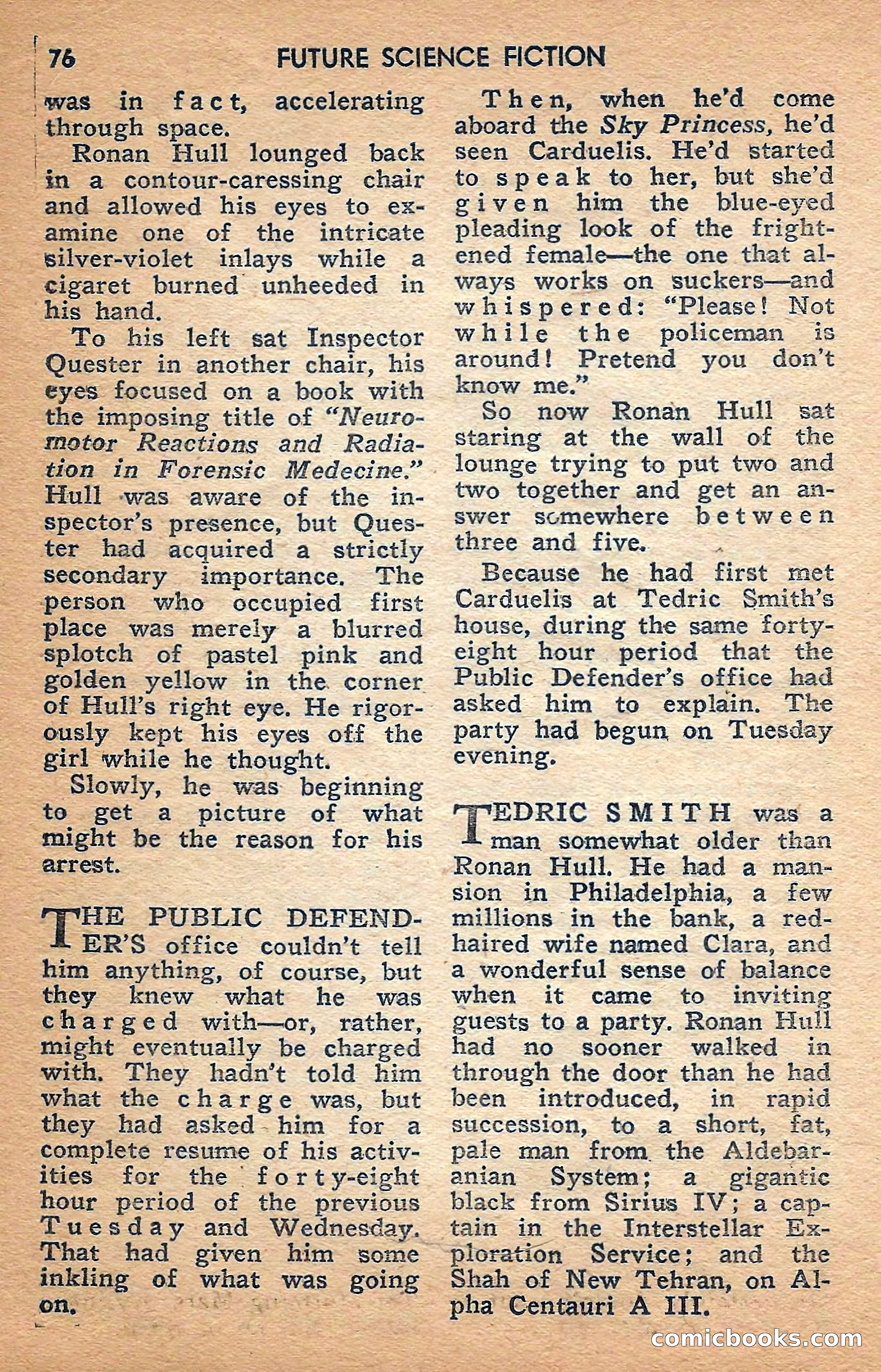 Future Science Fiction, February 1958 — page 76 of 132