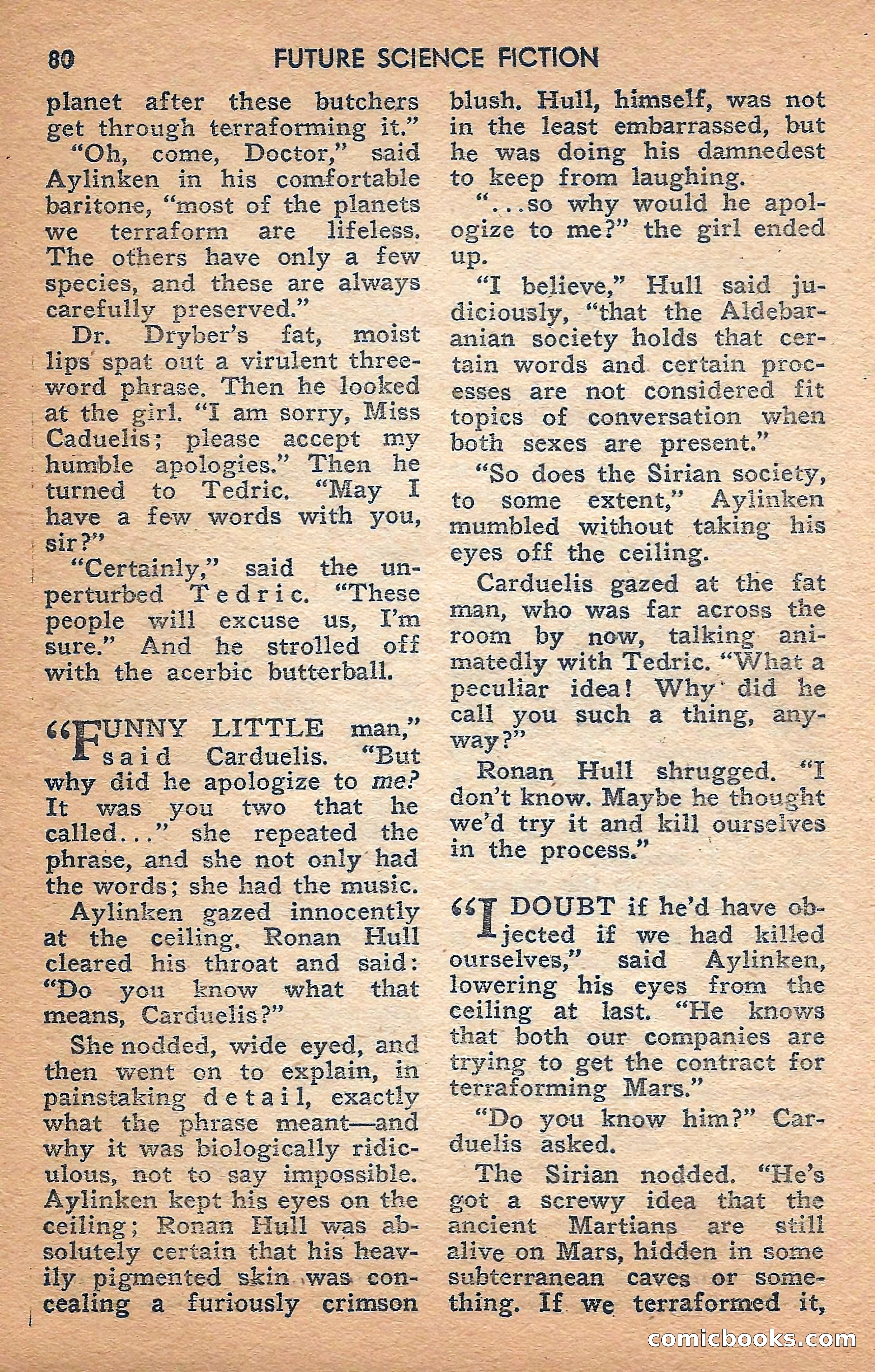 Future Science Fiction, February 1958 — page 80 of 132