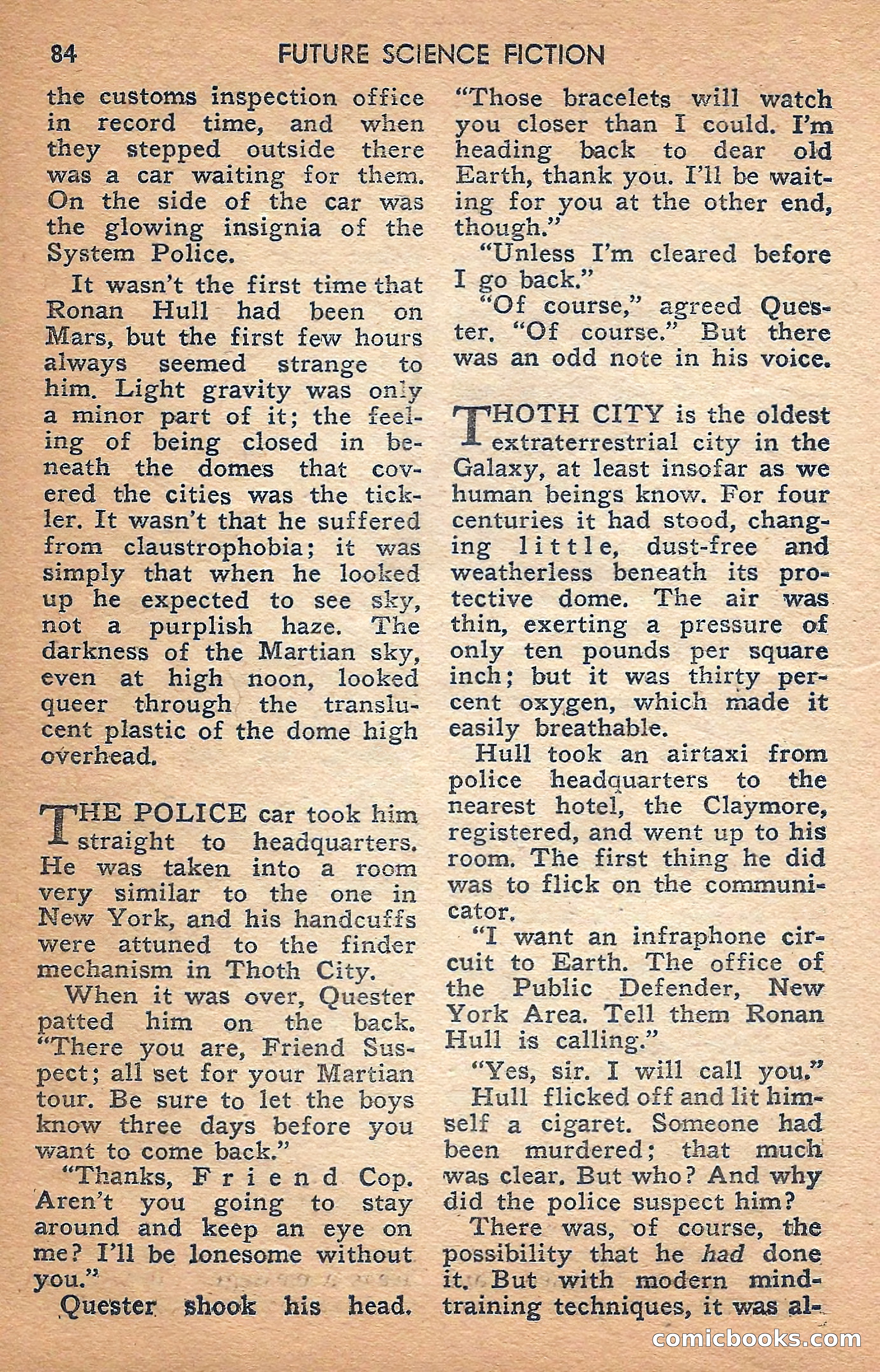 Future Science Fiction, February 1958 — page 84 of 132