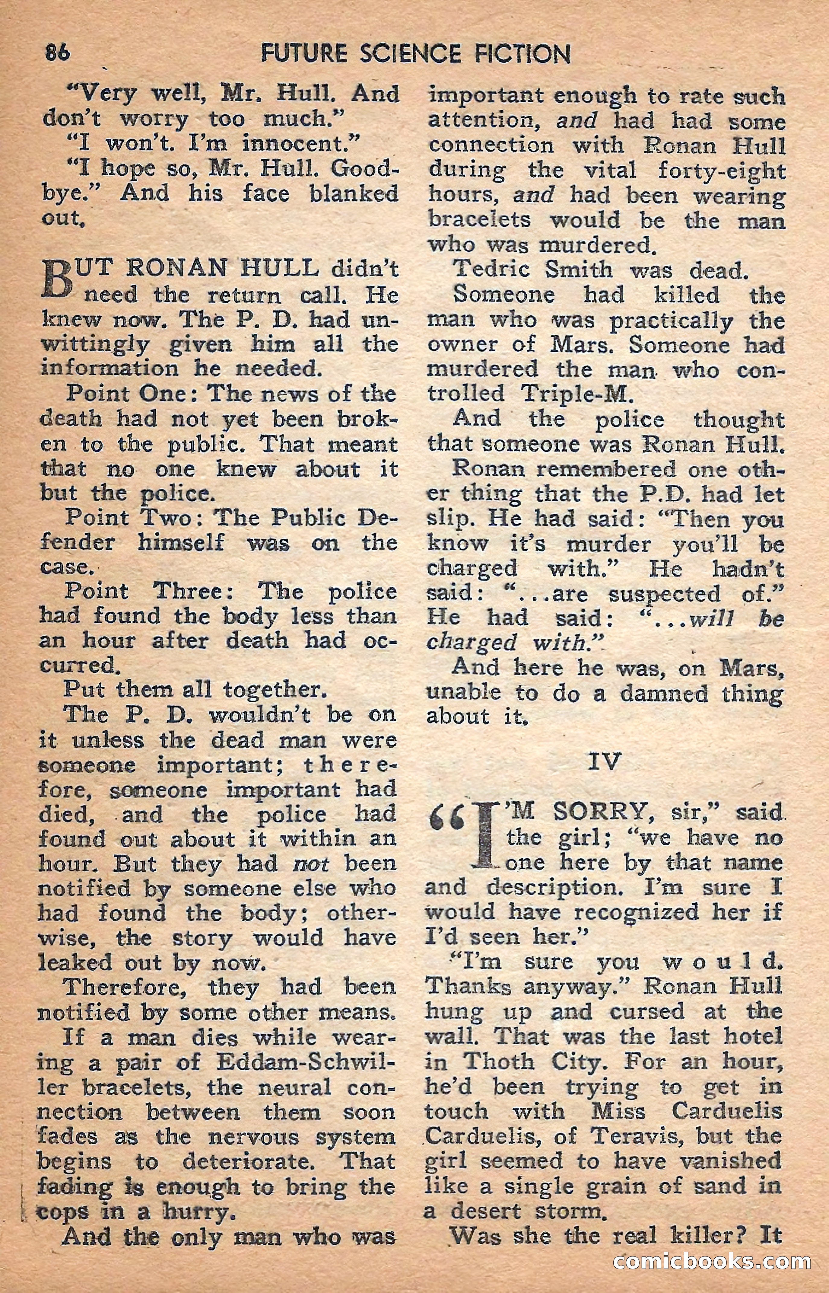 Future Science Fiction, February 1958 — page 86 of 132