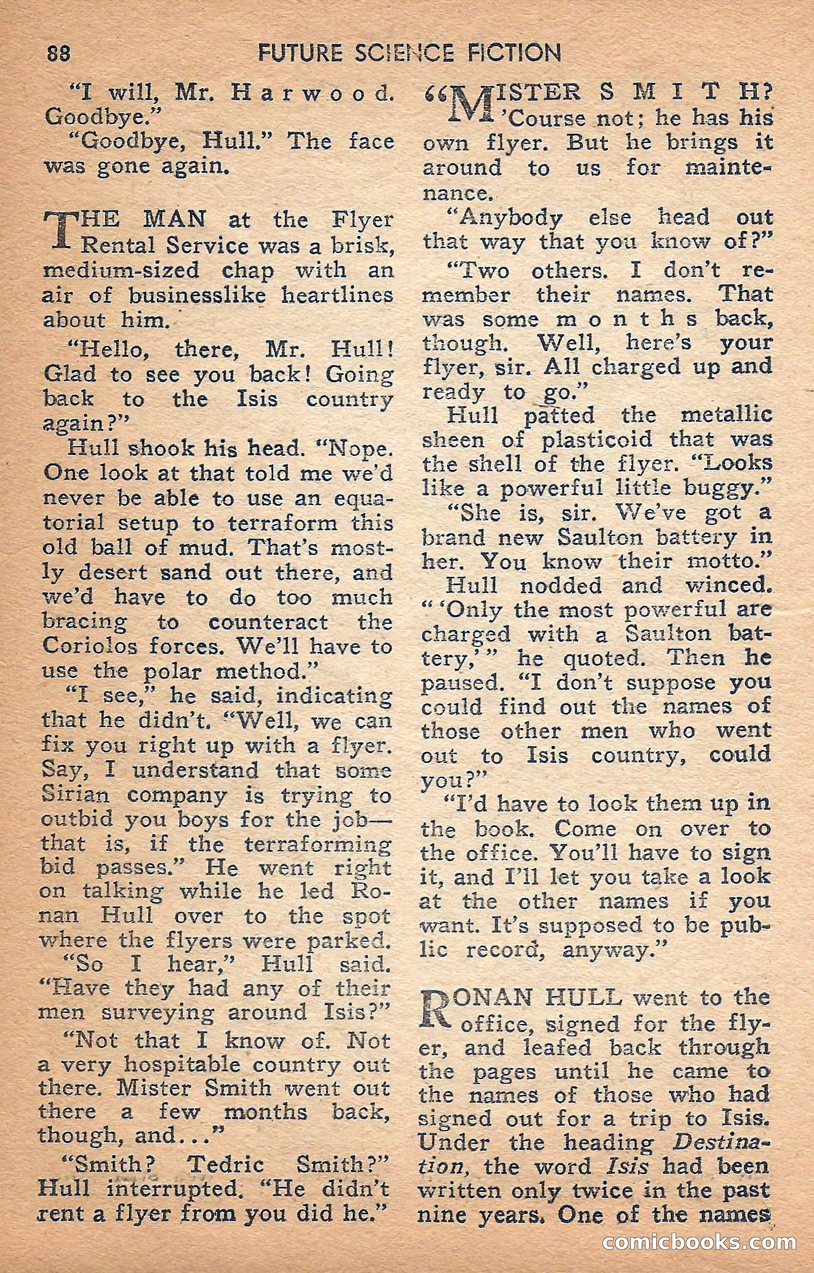 Future Science Fiction, February 1958 — page 88 of 132