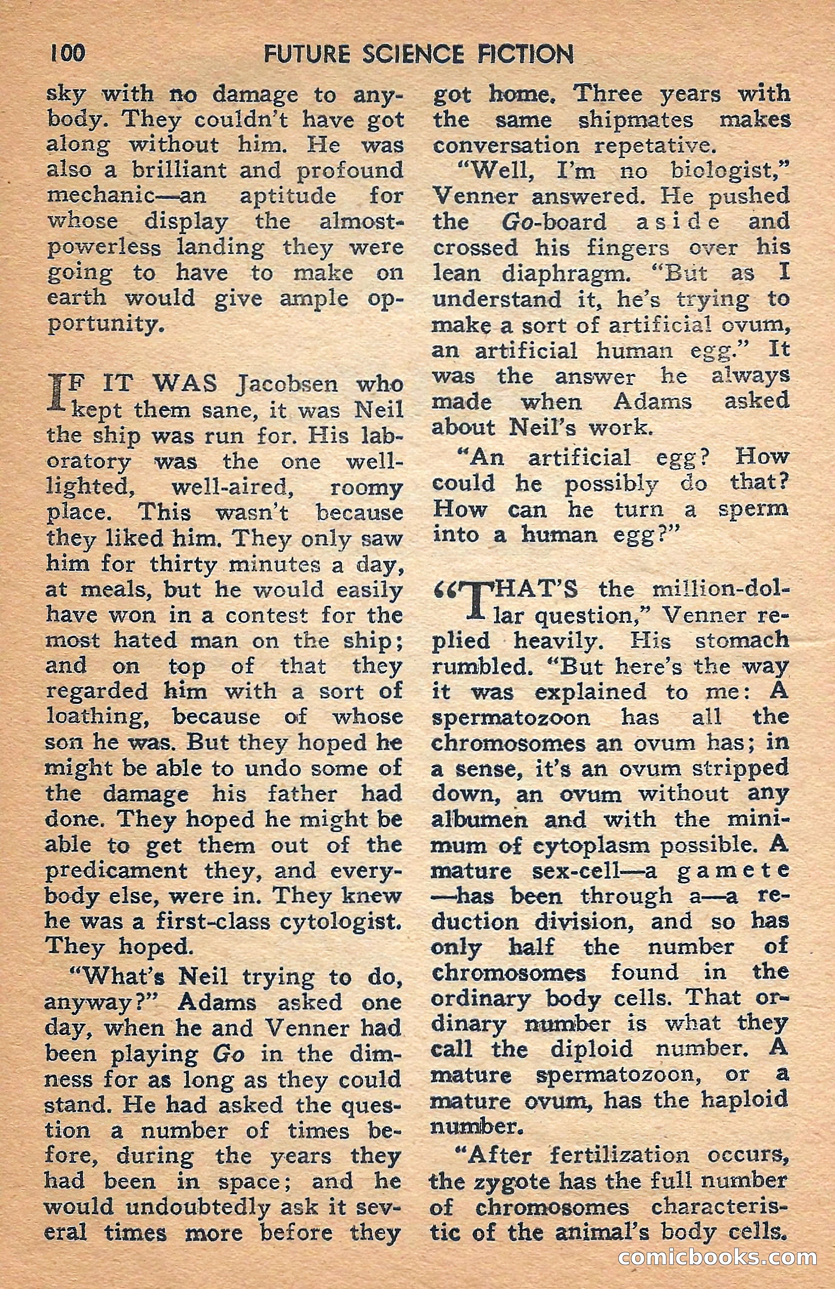 Future Science Fiction, February 1958 — page 100 of 132