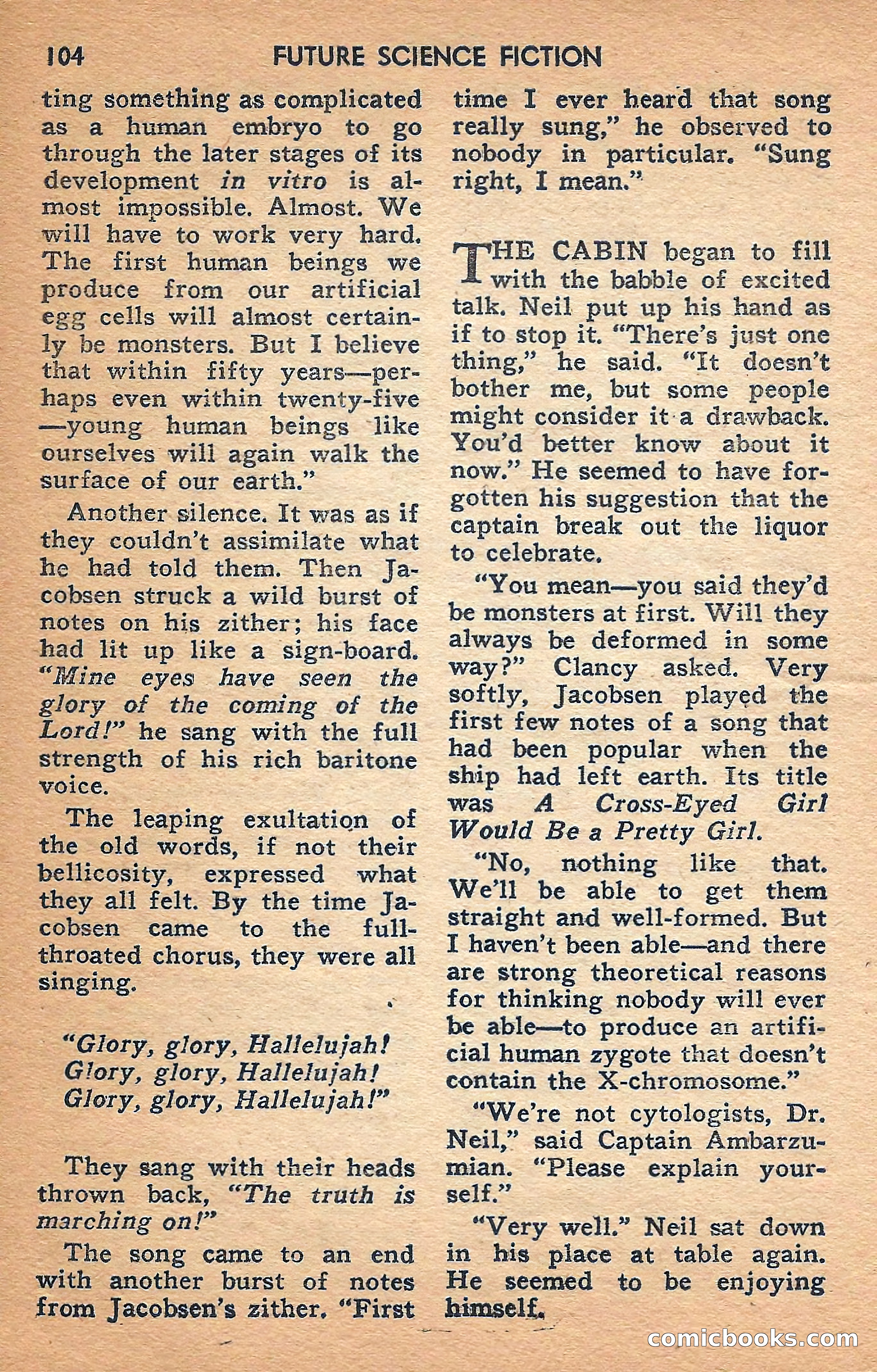 Future Science Fiction, February 1958 — page 104 of 132