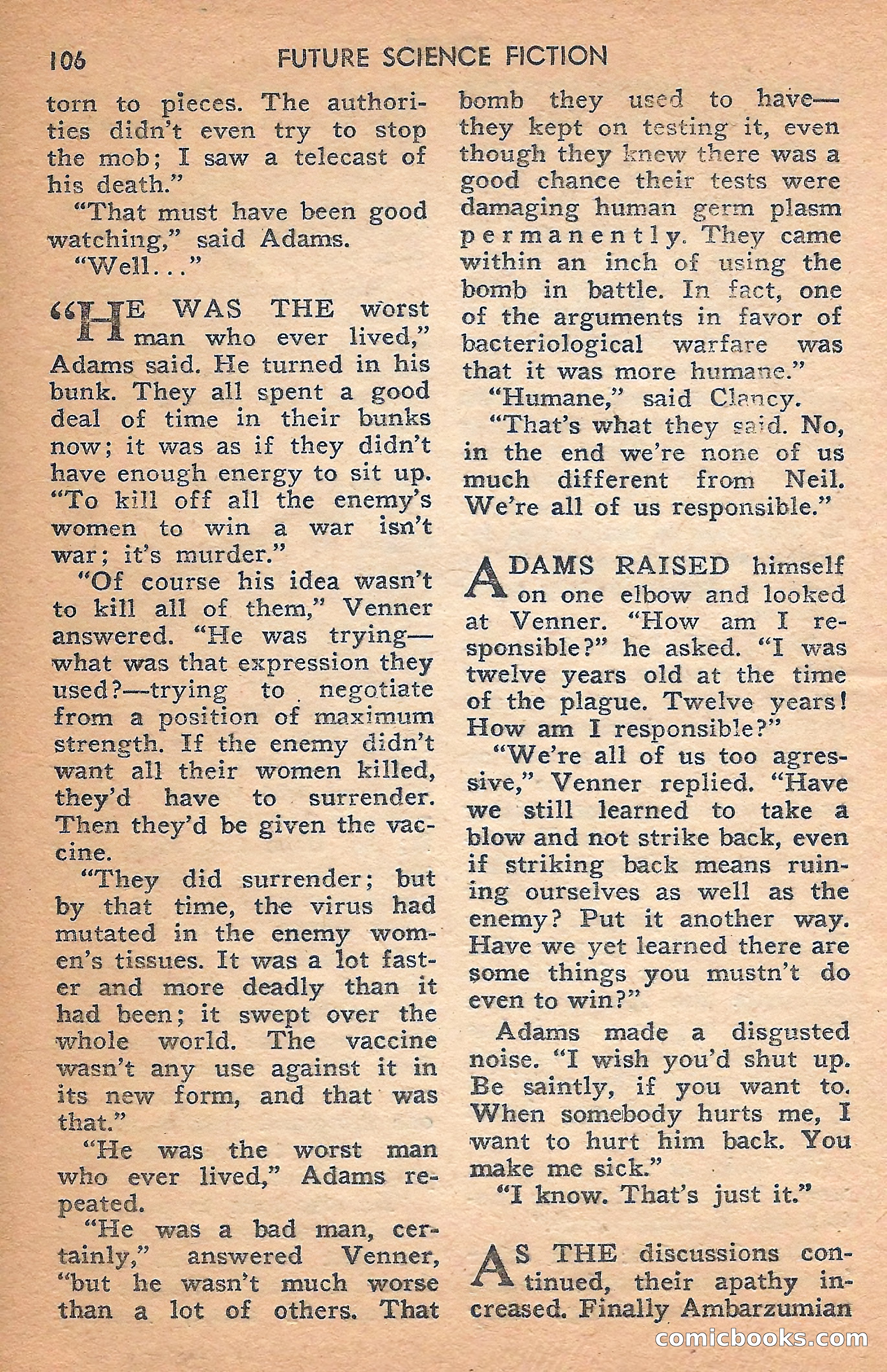 Future Science Fiction, February 1958 — page 106 of 132