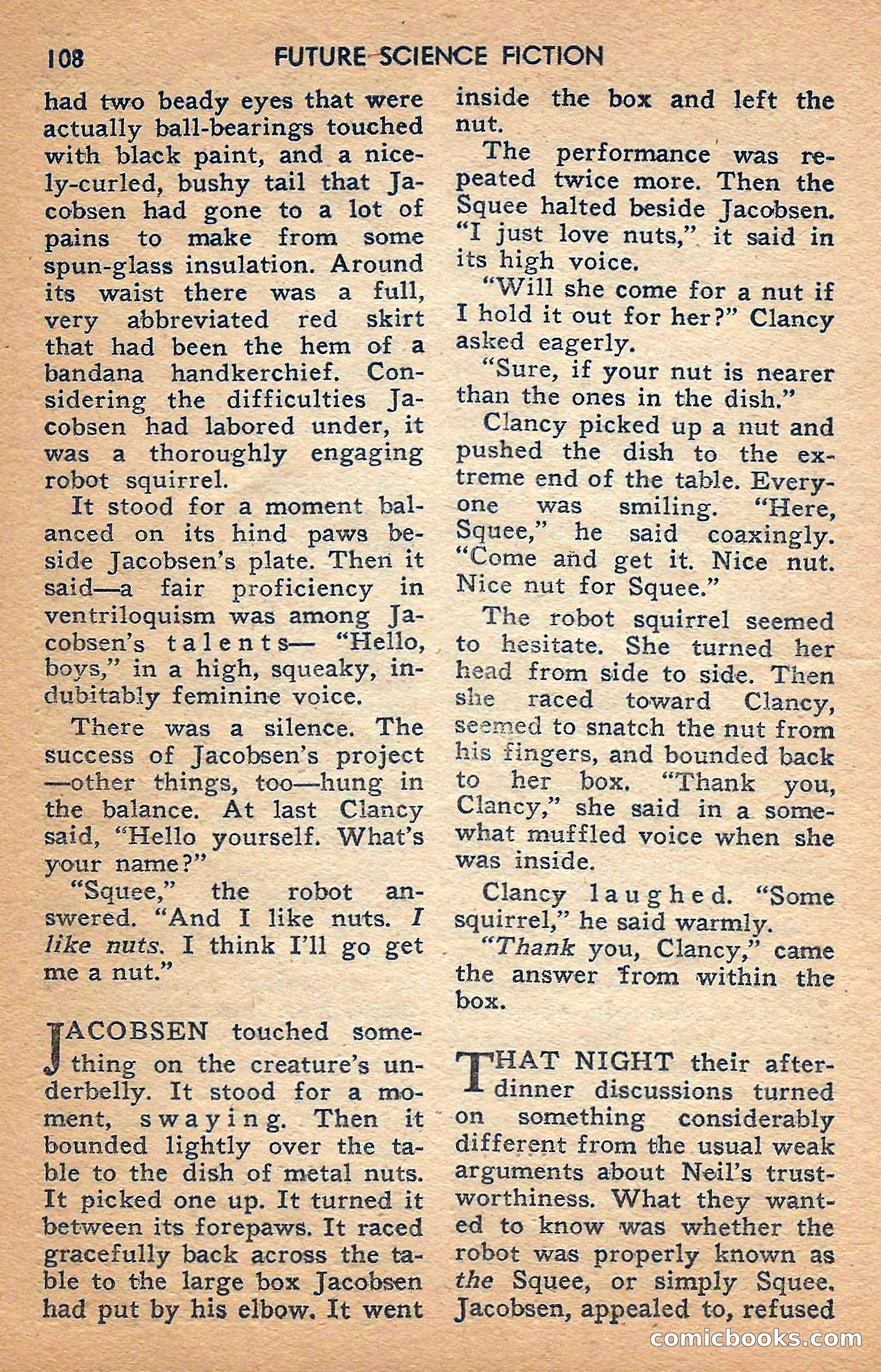 Future Science Fiction, February 1958 — page 108 of 132
