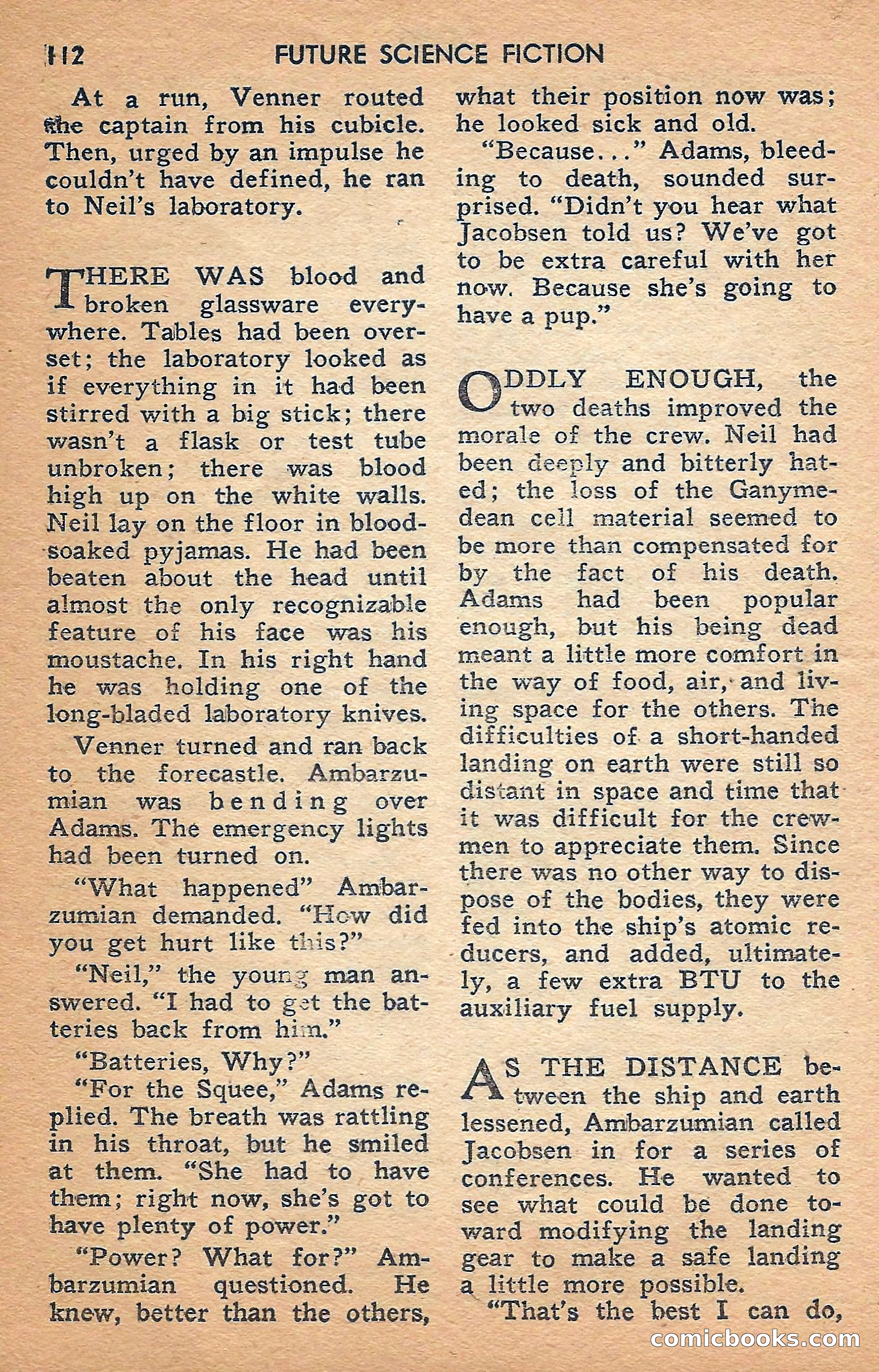 Future Science Fiction, February 1958 — page 112 of 132