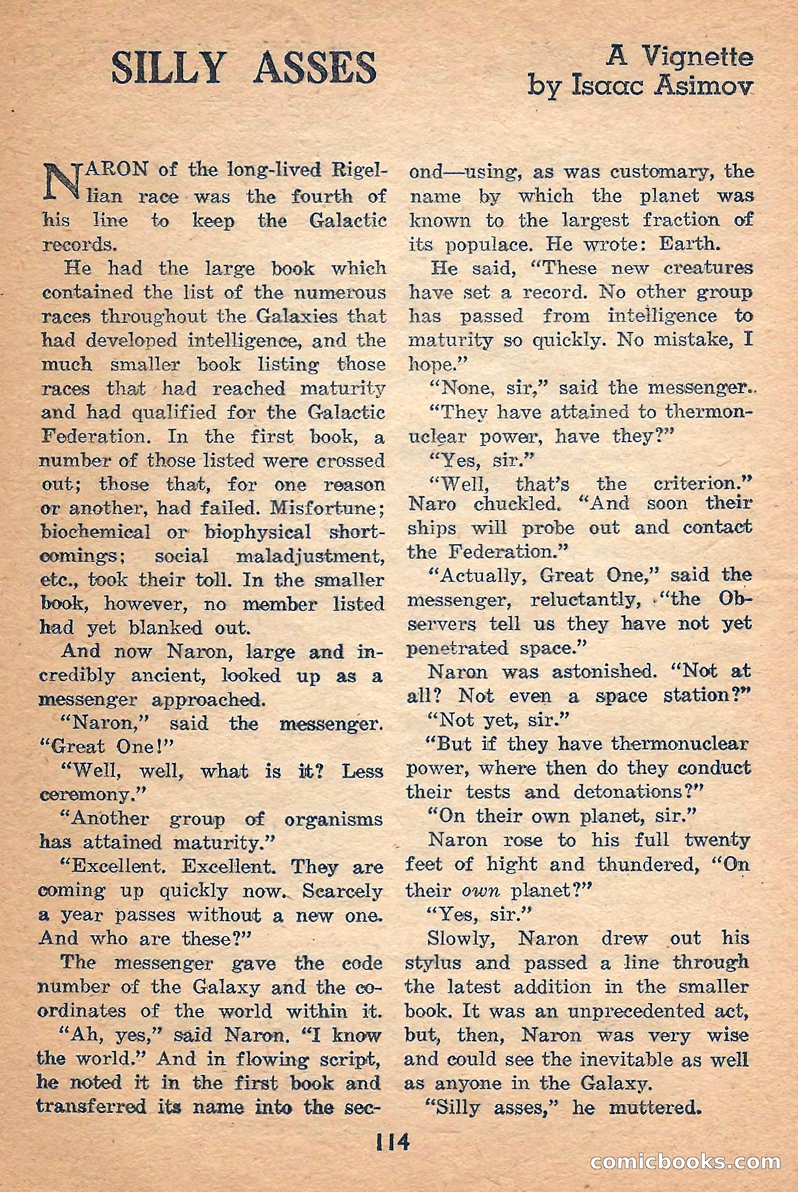 Future Science Fiction, February 1958 — page 114 of 132