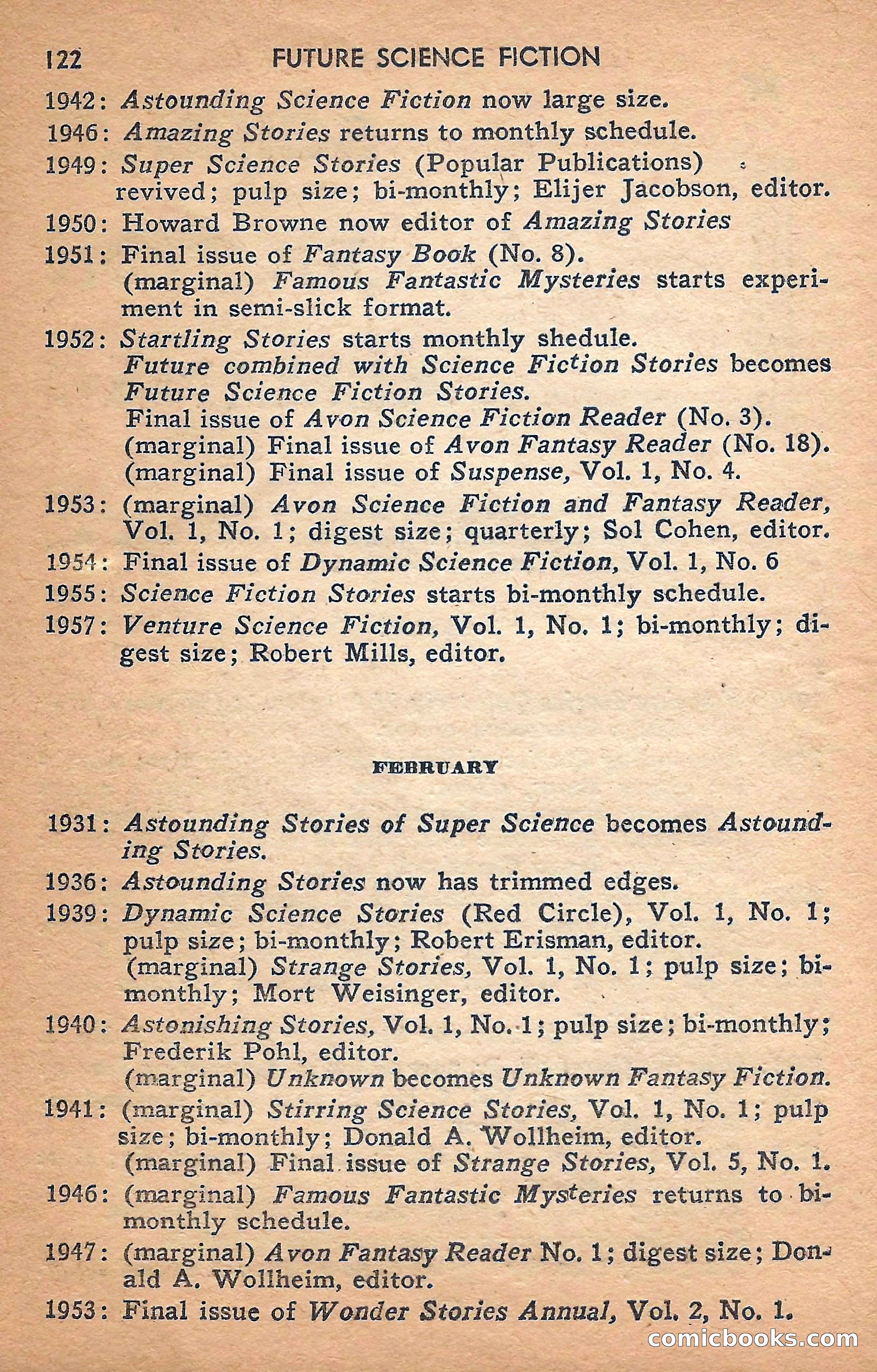 Future Science Fiction, February 1958 — page 122 of 132