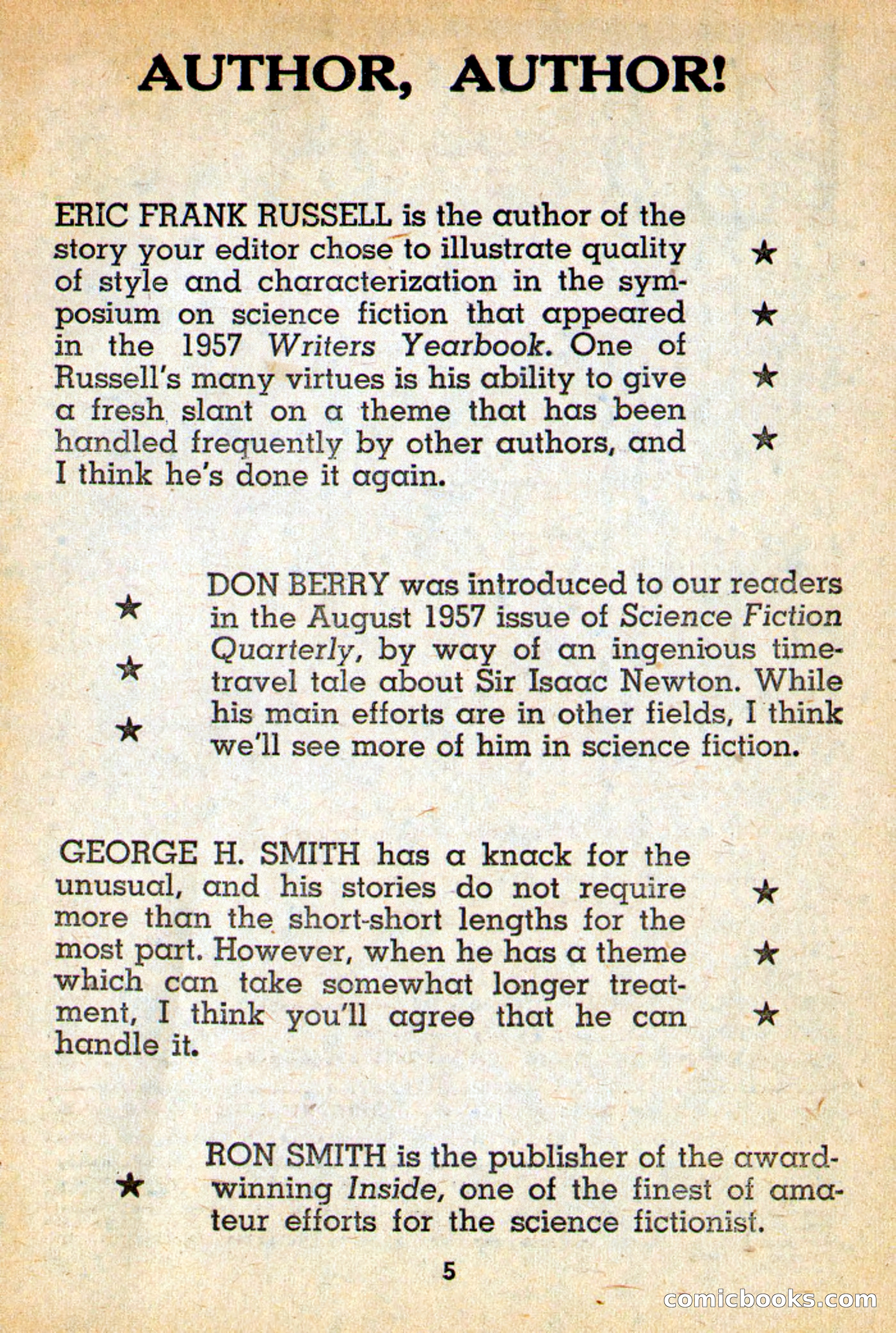 Future Science Fiction, April 1958 — page 5 of 132