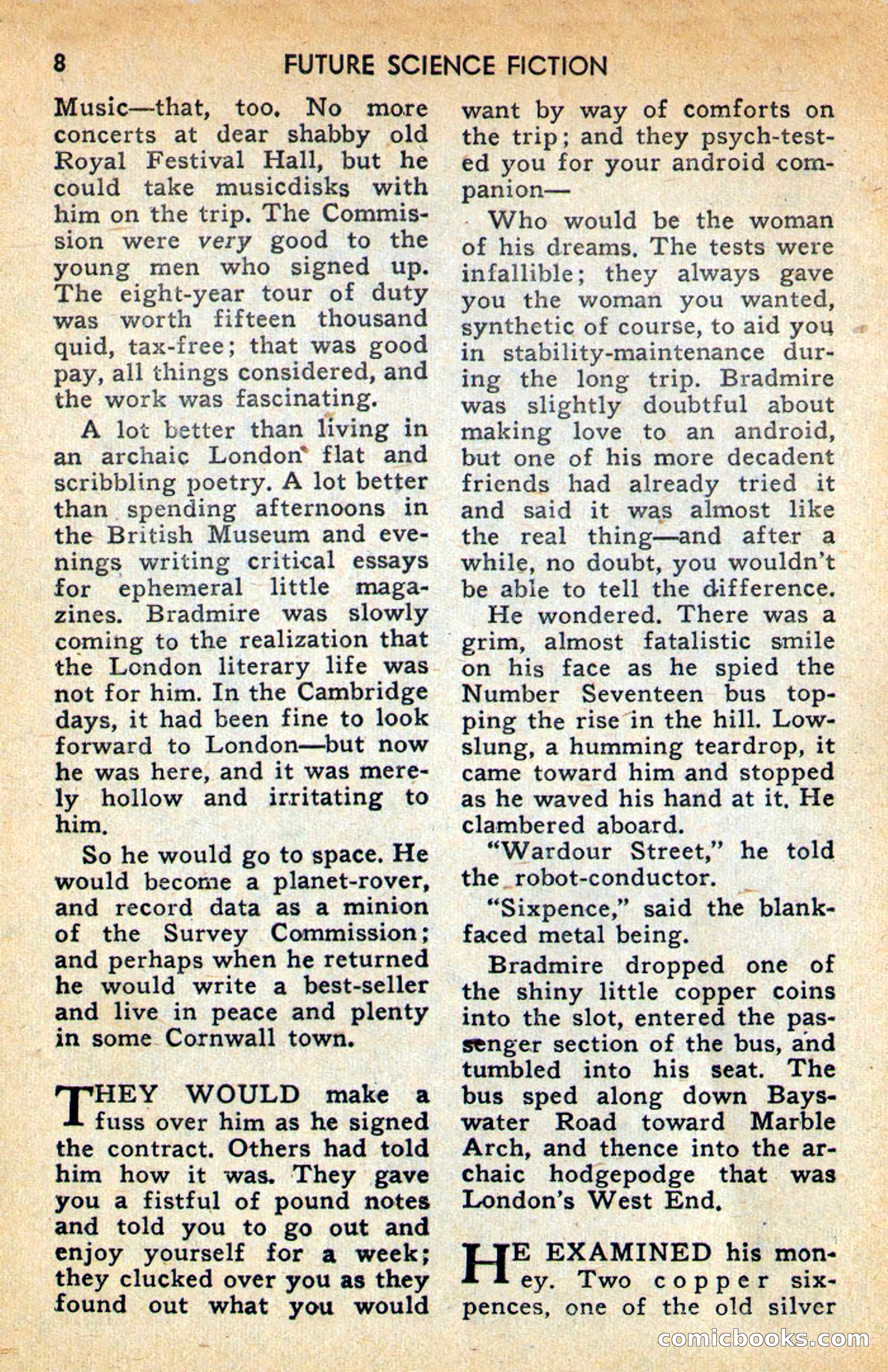Future Science Fiction, April 1958 — page 8 of 132