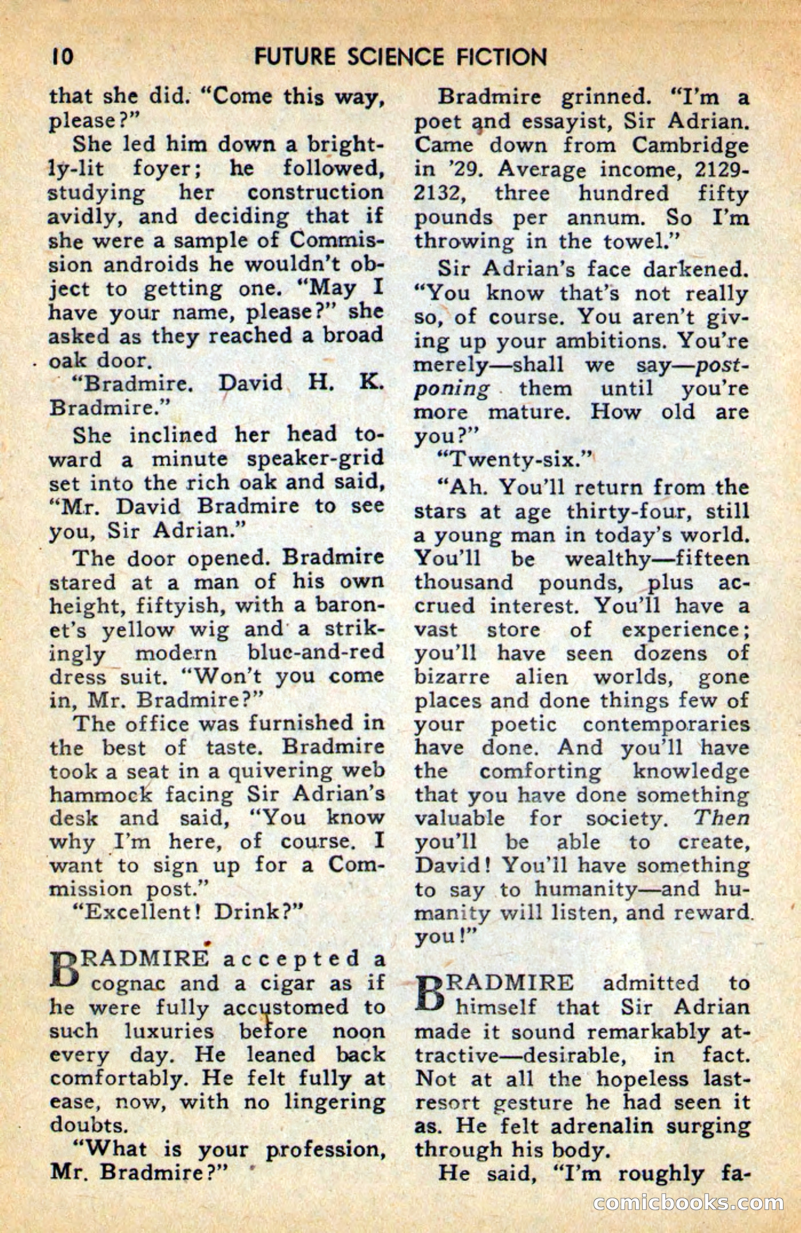 Future Science Fiction, April 1958 — page 10 of 132