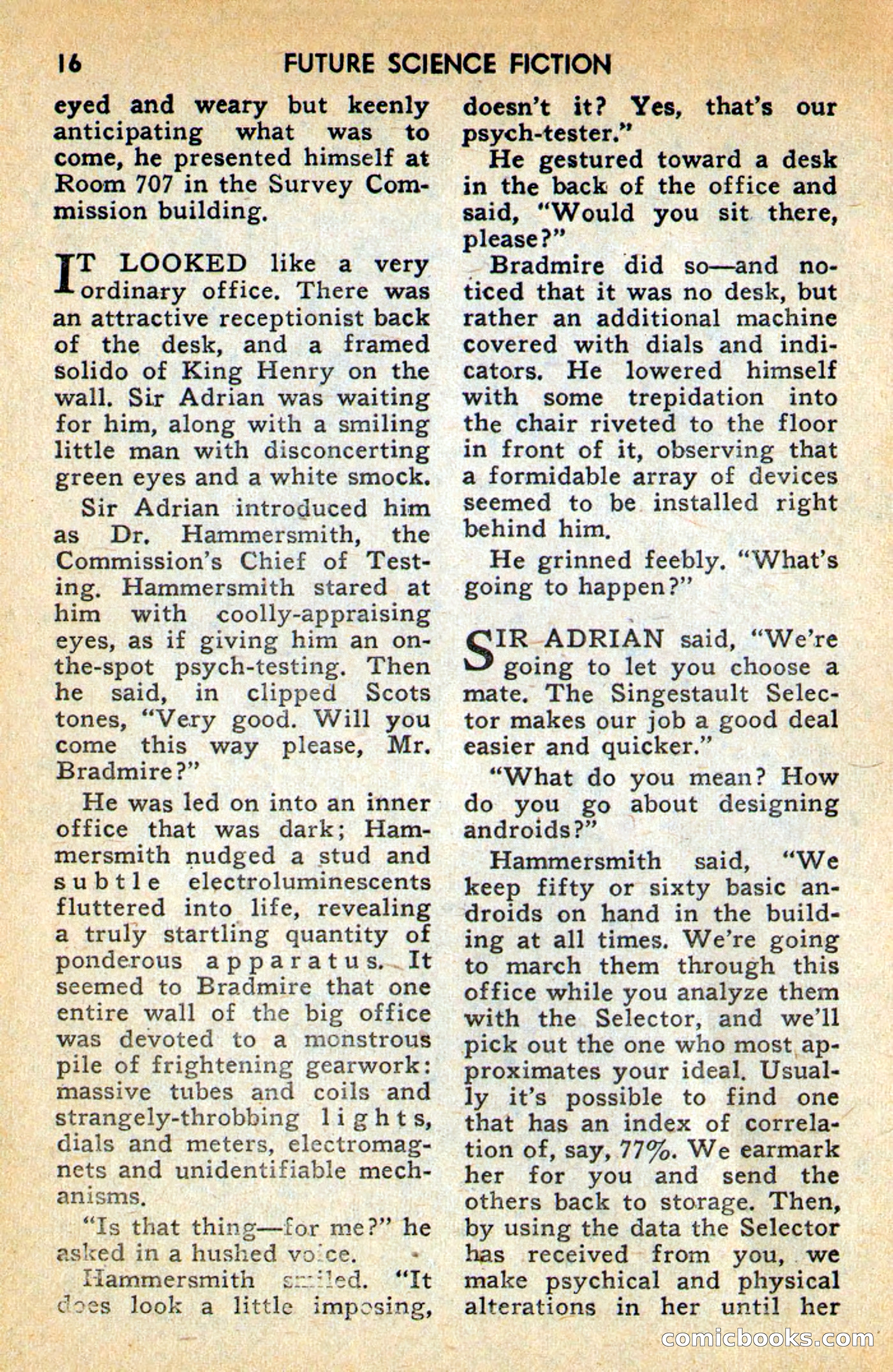 Future Science Fiction, April 1958 — page 16 of 132