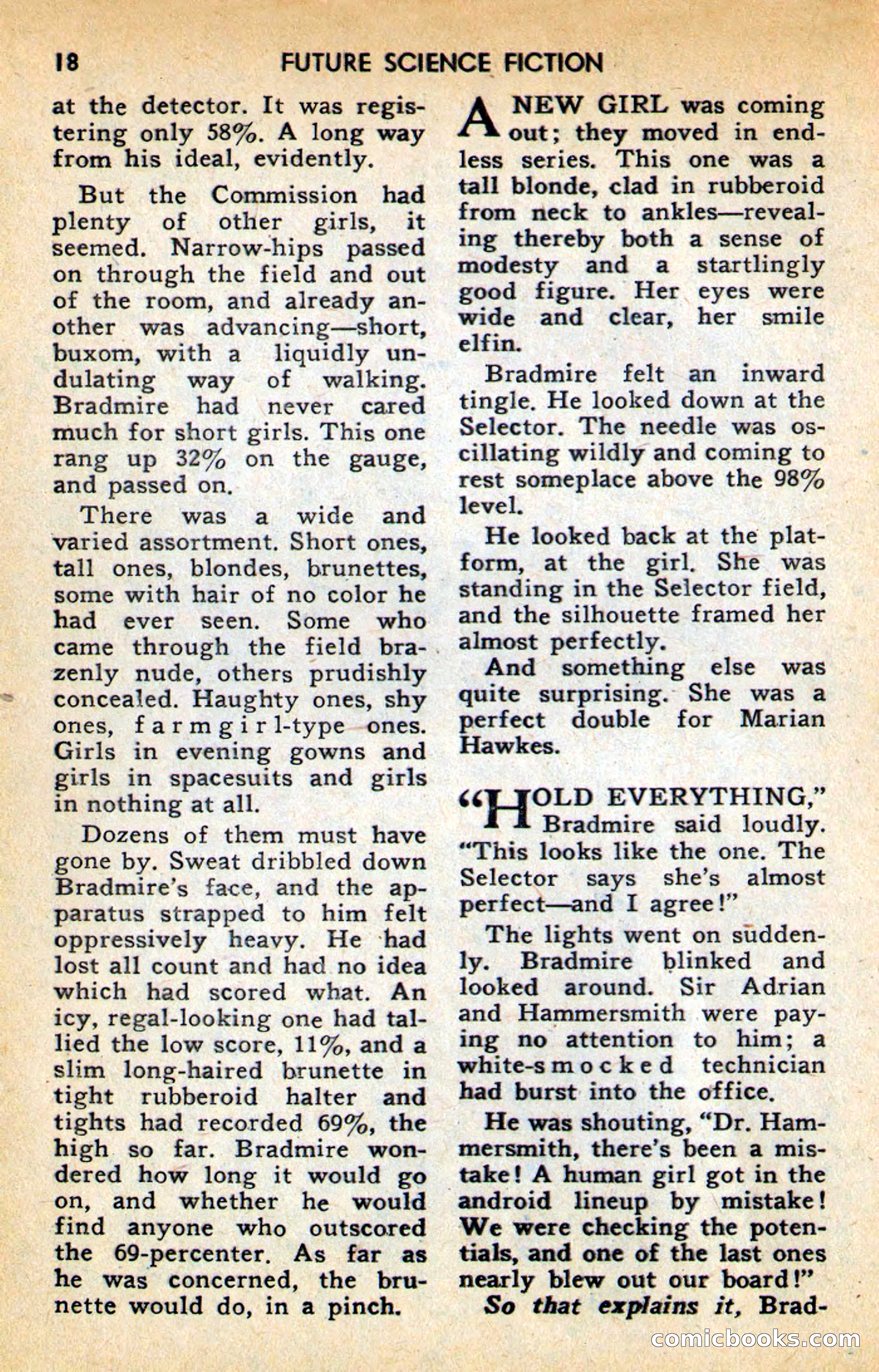 Future Science Fiction, April 1958 — page 18 of 132