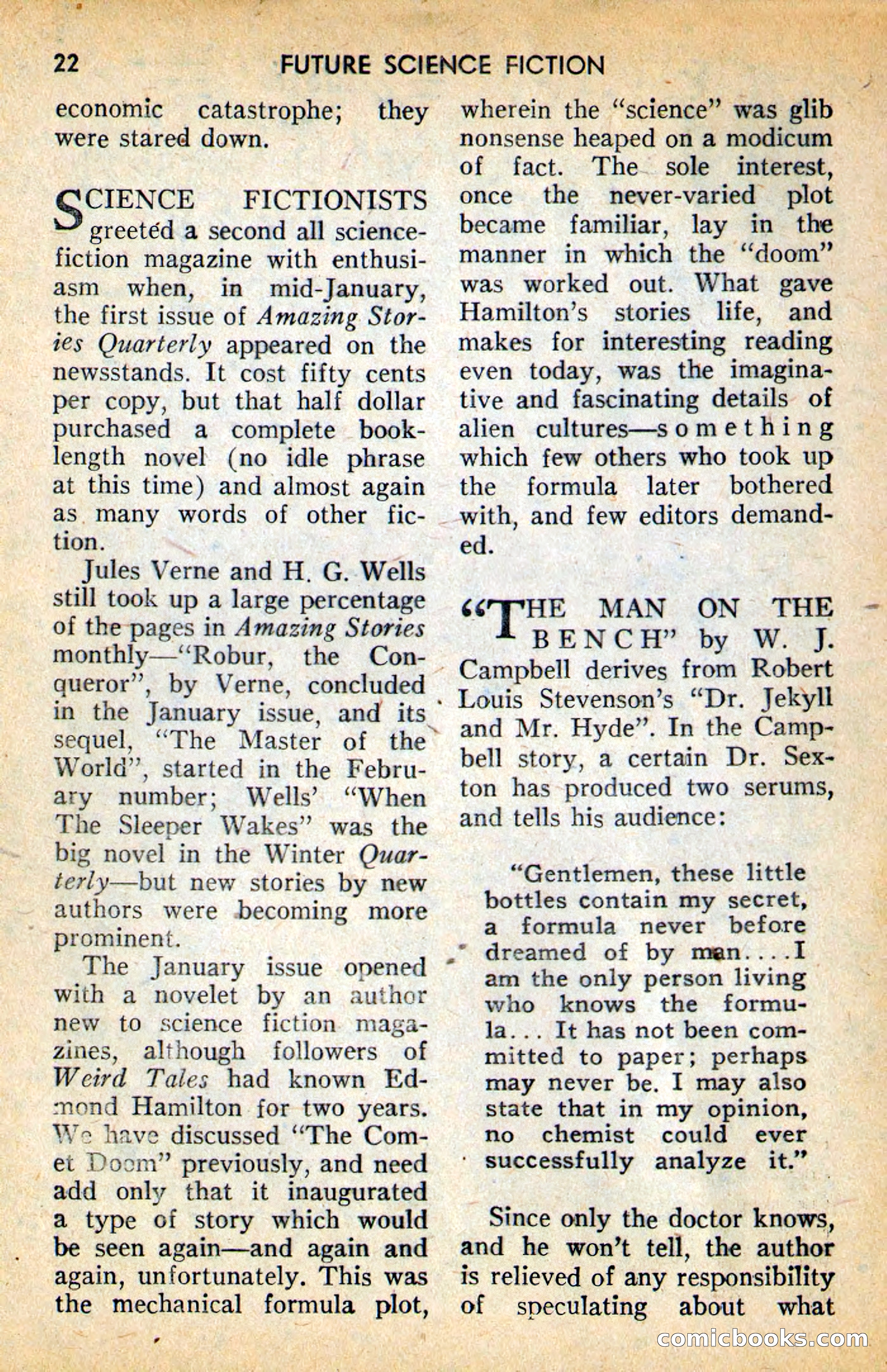 Future Science Fiction, April 1958 — page 22 of 132