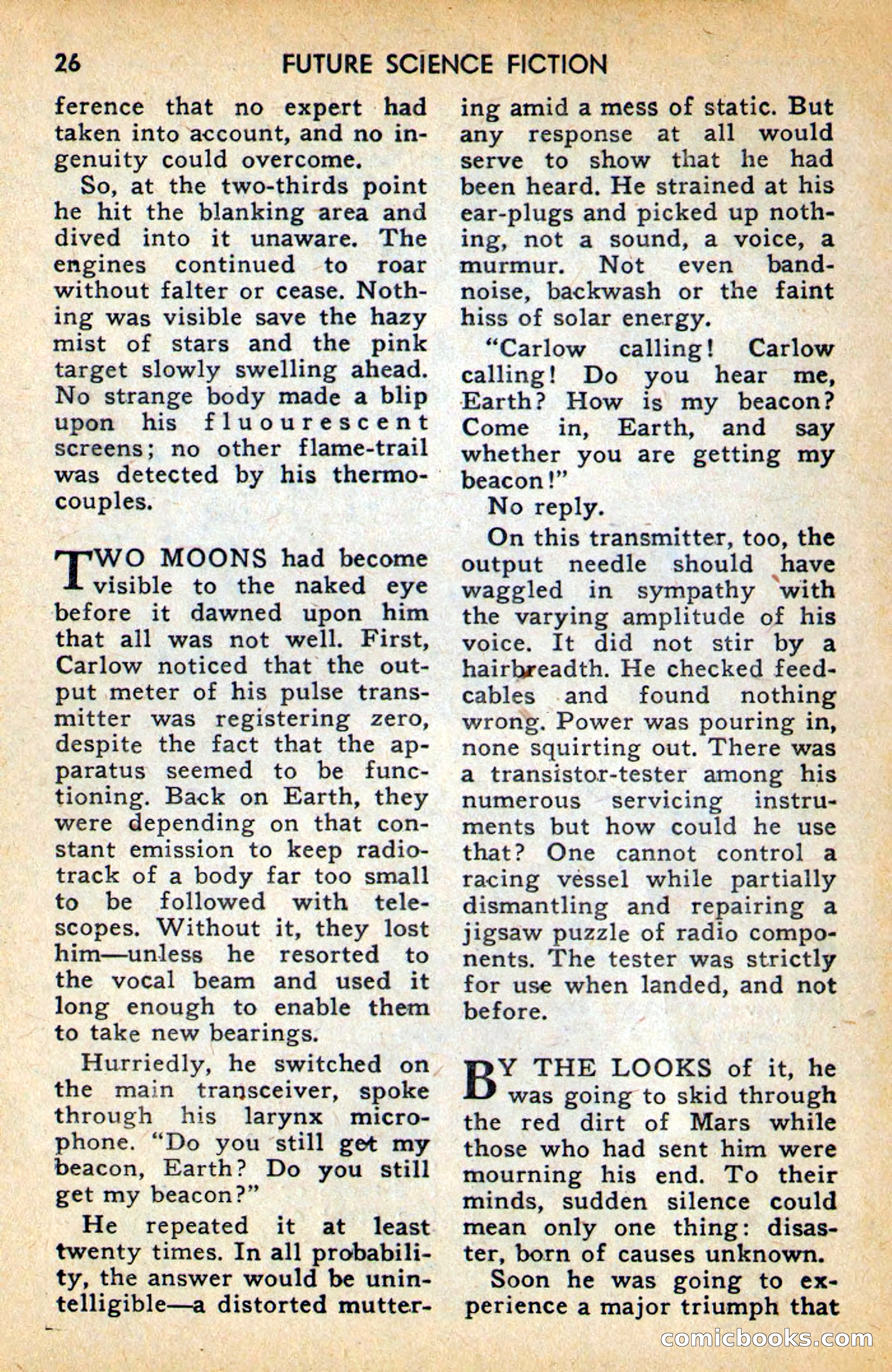 Future Science Fiction, April 1958 — page 26 of 132