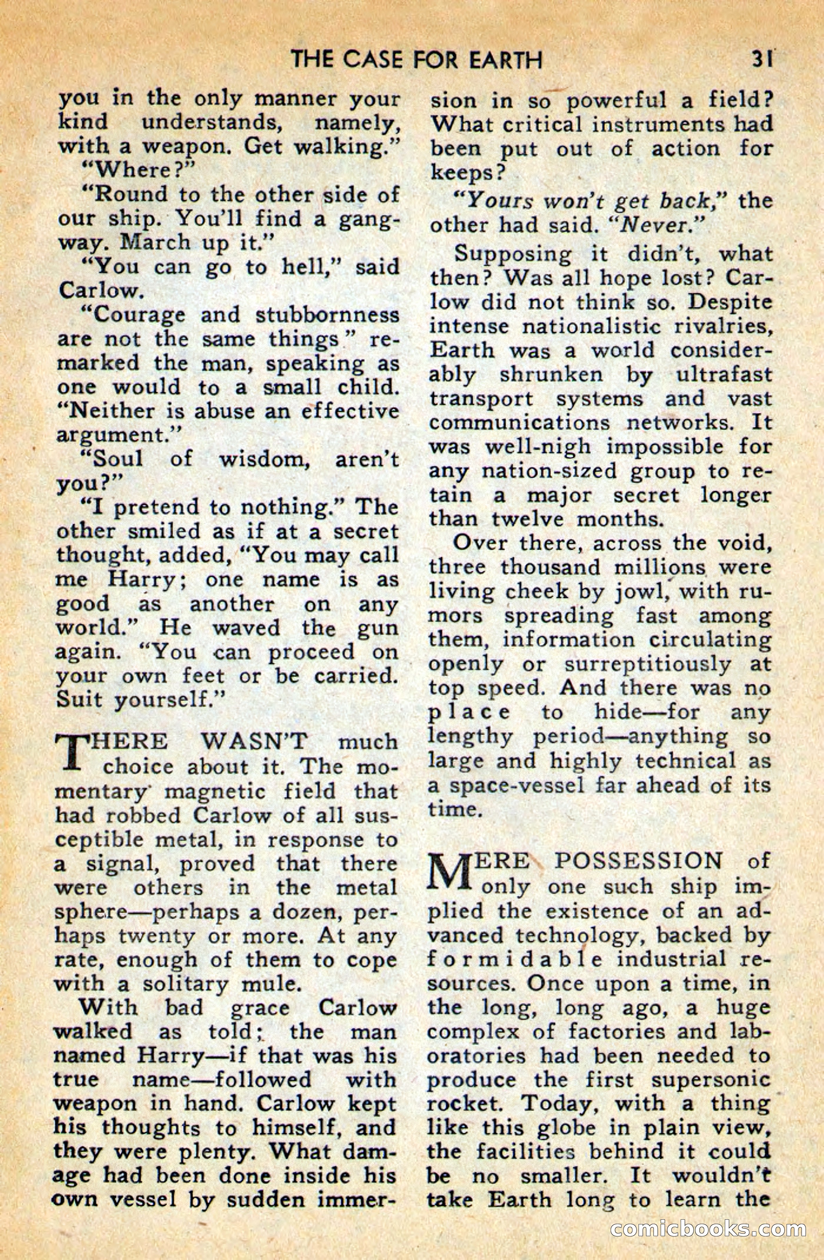 Future Science Fiction, April 1958 — page 31 of 132
