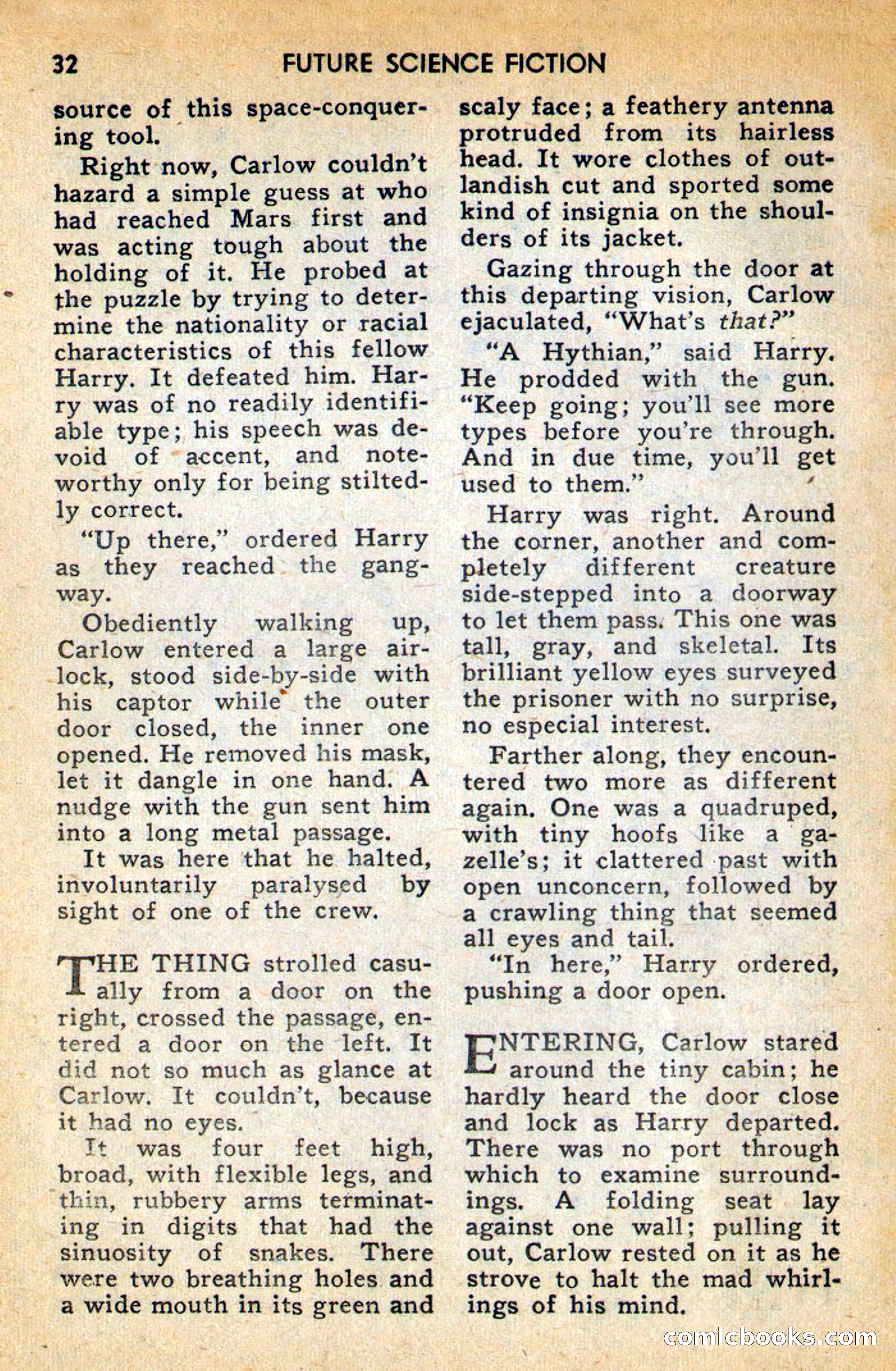 Future Science Fiction, April 1958 — page 32 of 132