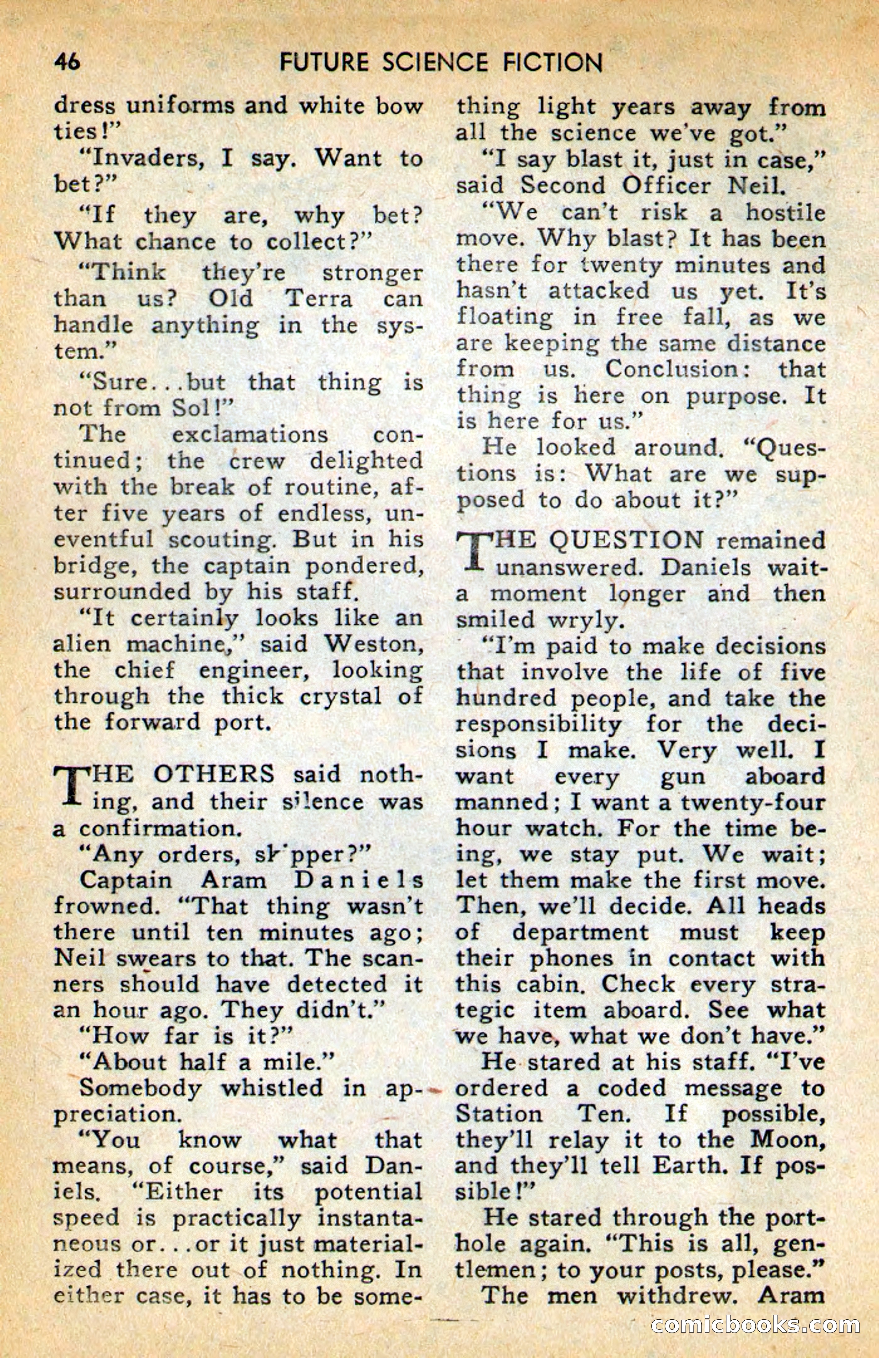 Future Science Fiction, April 1958 — page 46 of 132