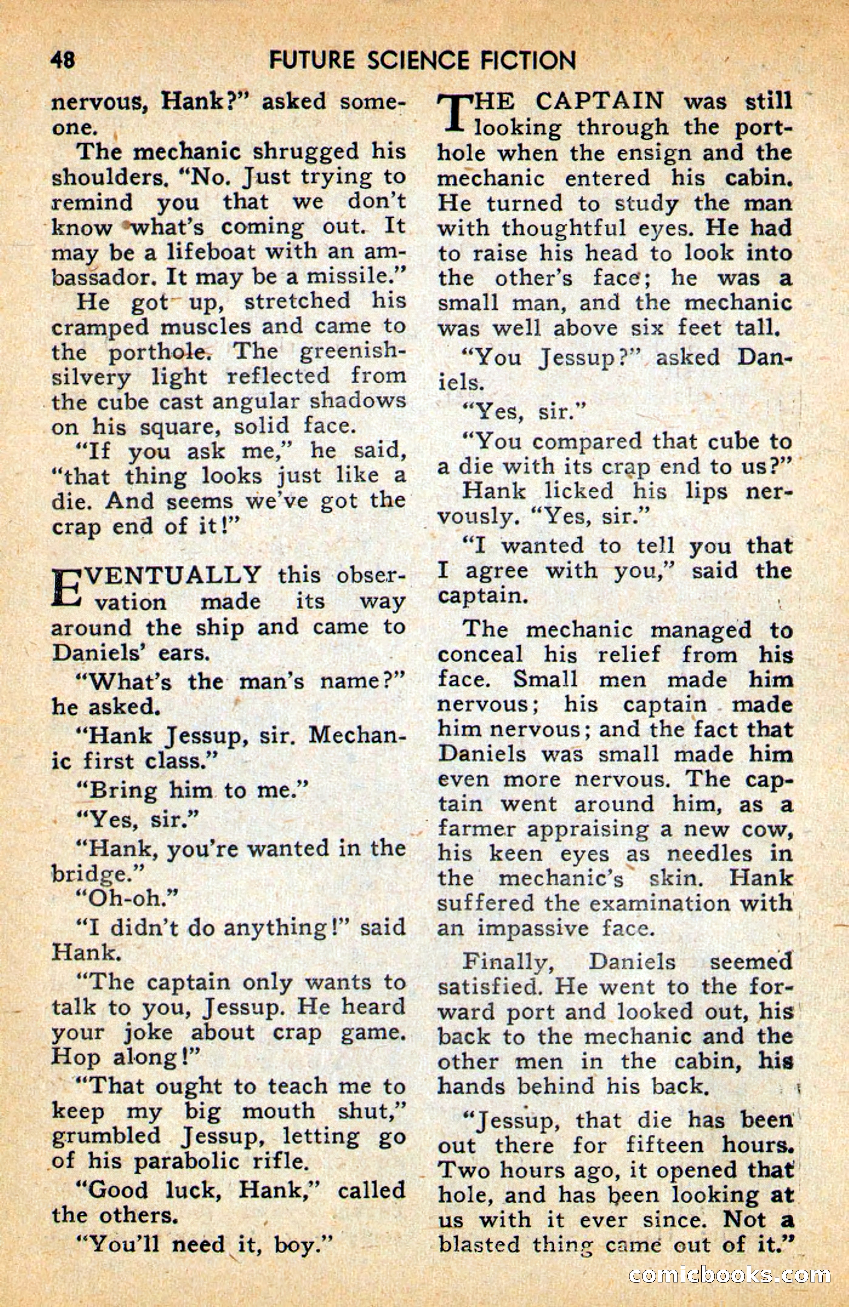 Future Science Fiction, April 1958 — page 48 of 132
