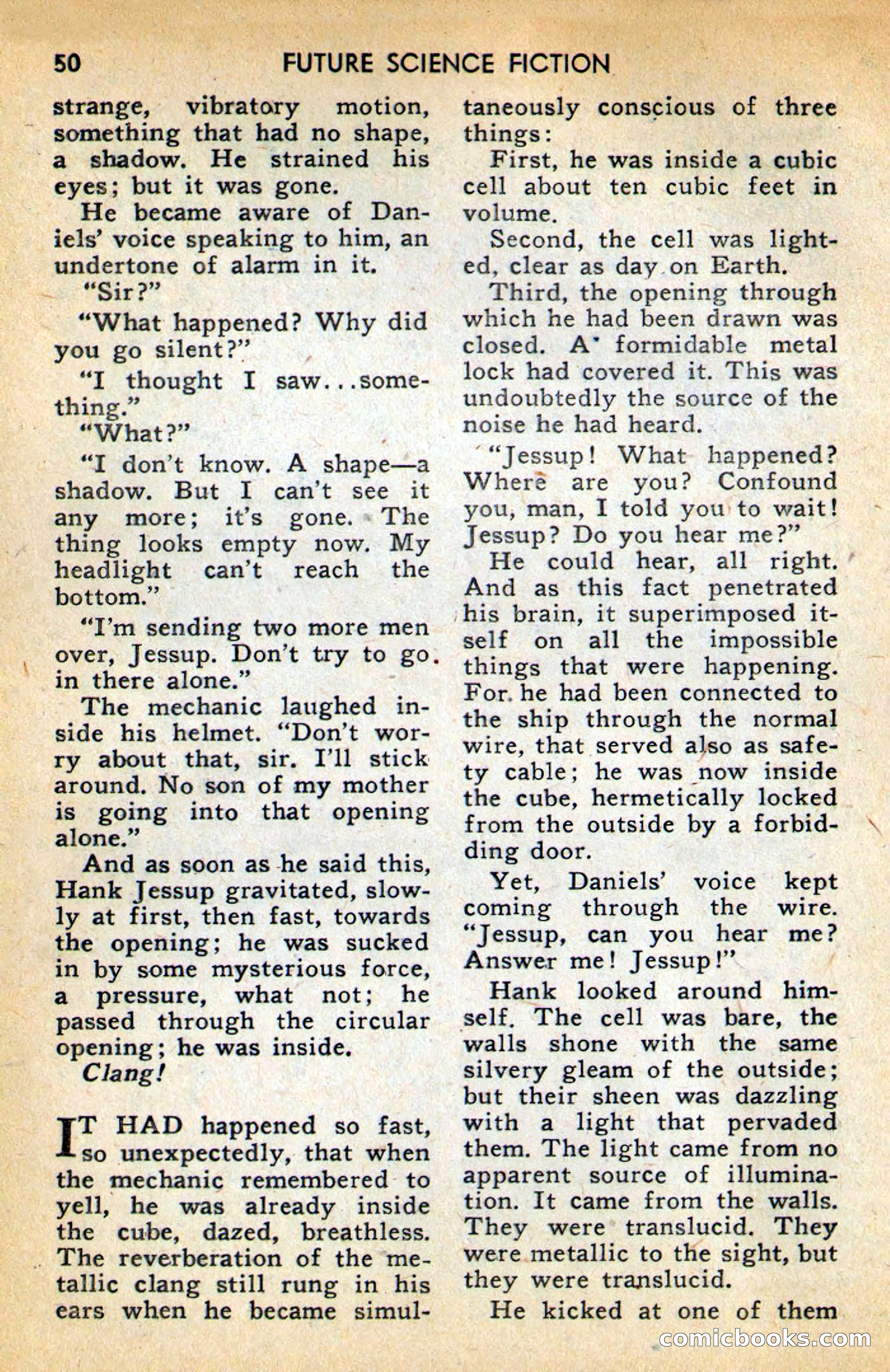 Future Science Fiction, April 1958 — page 50 of 132
