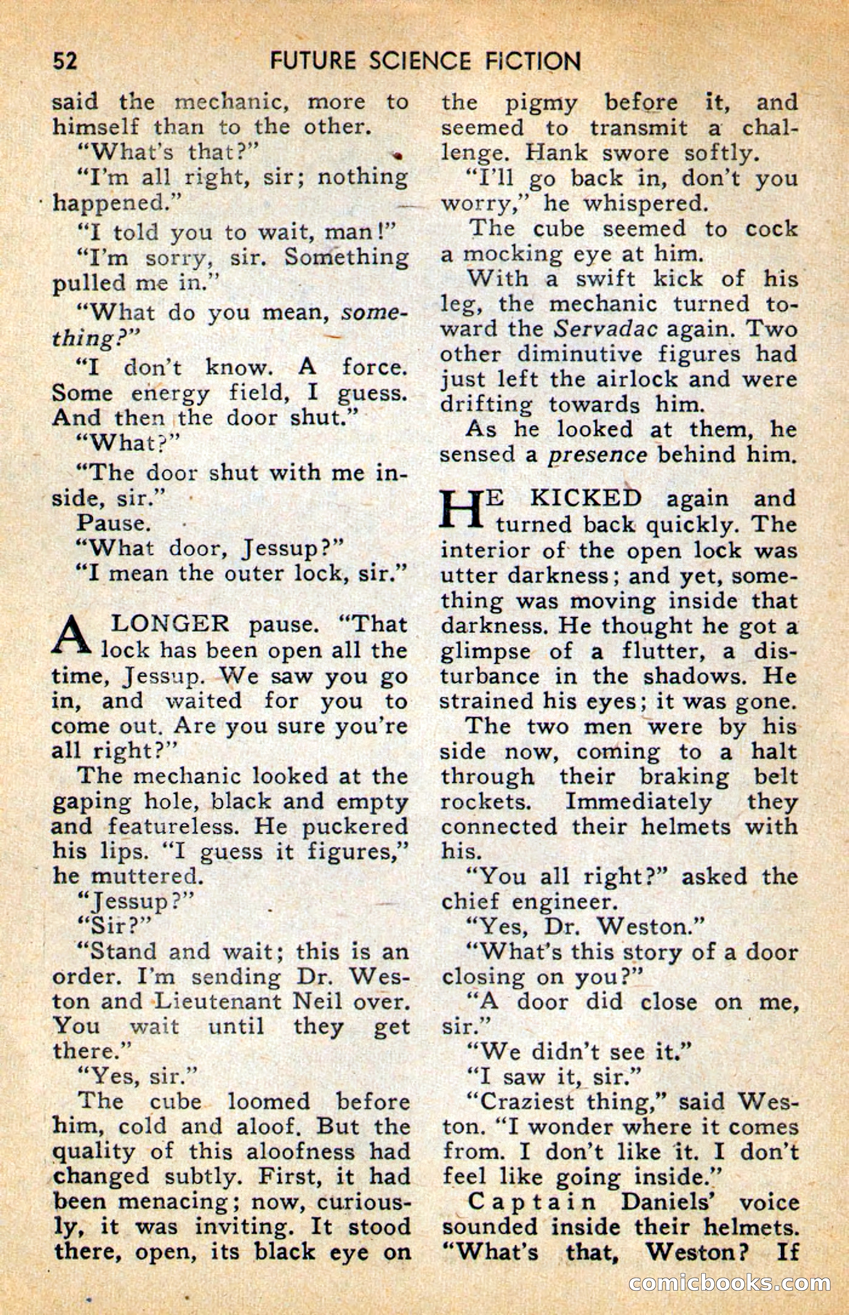 Future Science Fiction, April 1958 — page 52 of 132