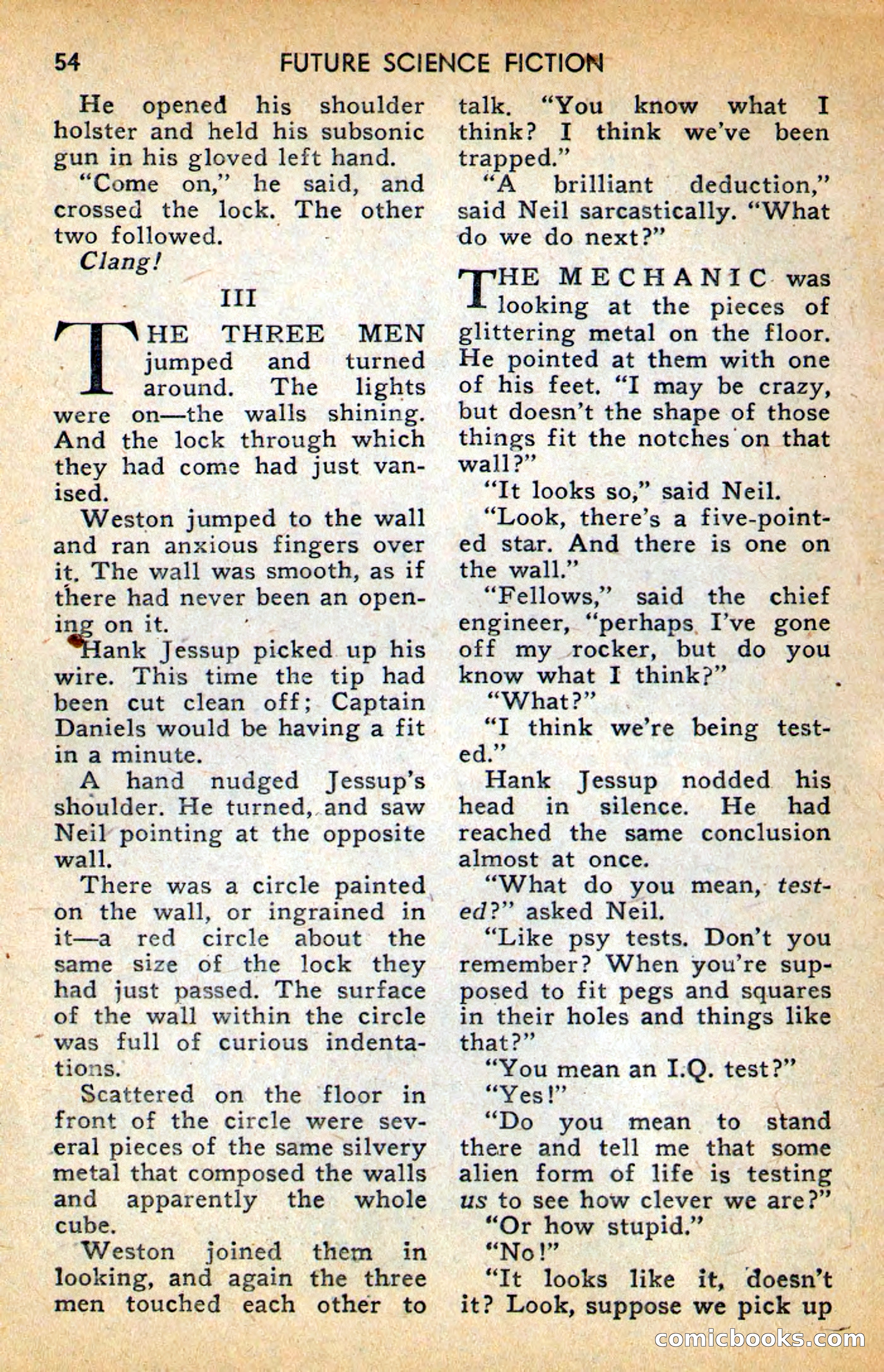Future Science Fiction, April 1958 — page 54 of 132