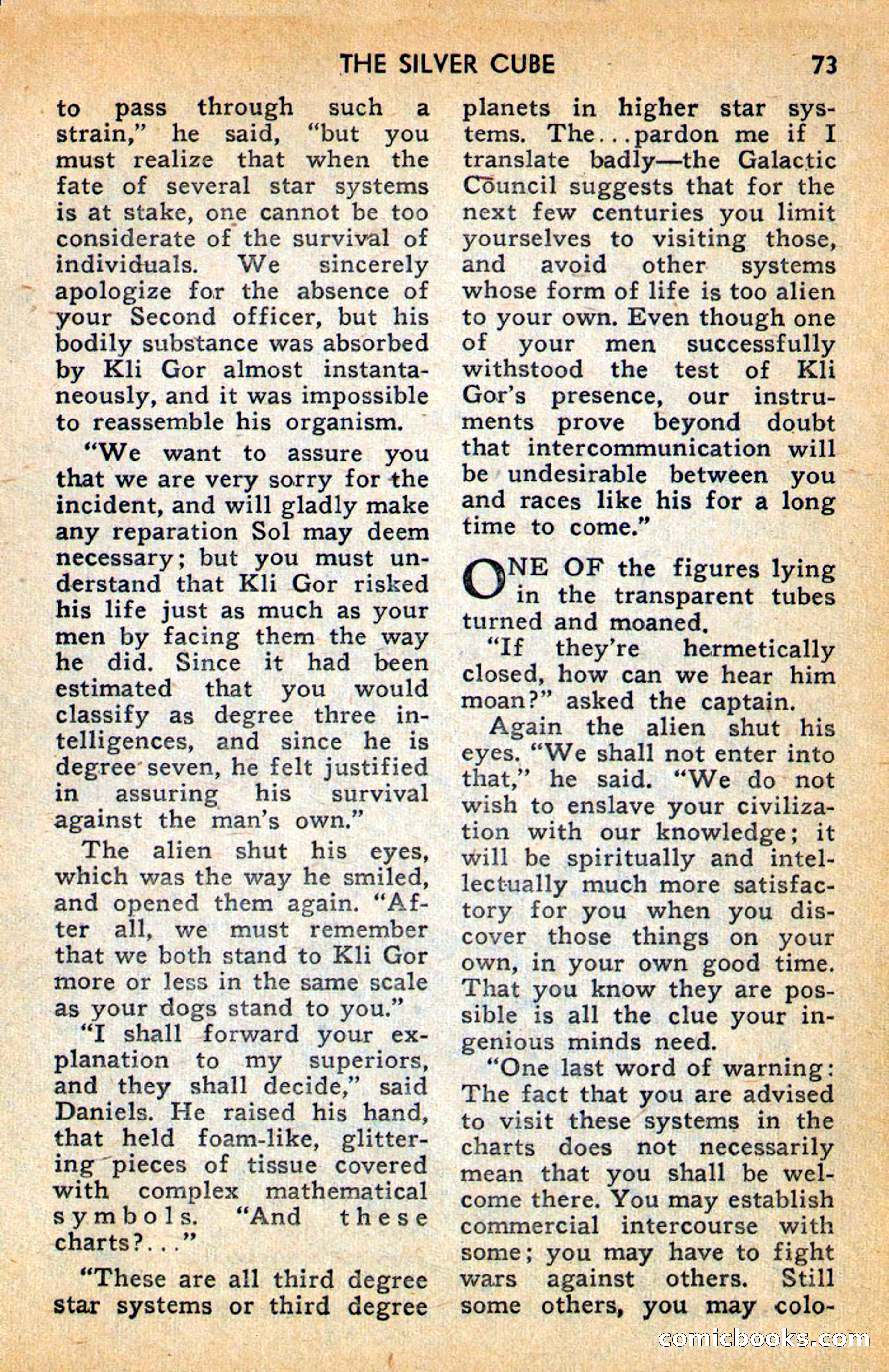 Future Science Fiction, April 1958 — page 73 of 132