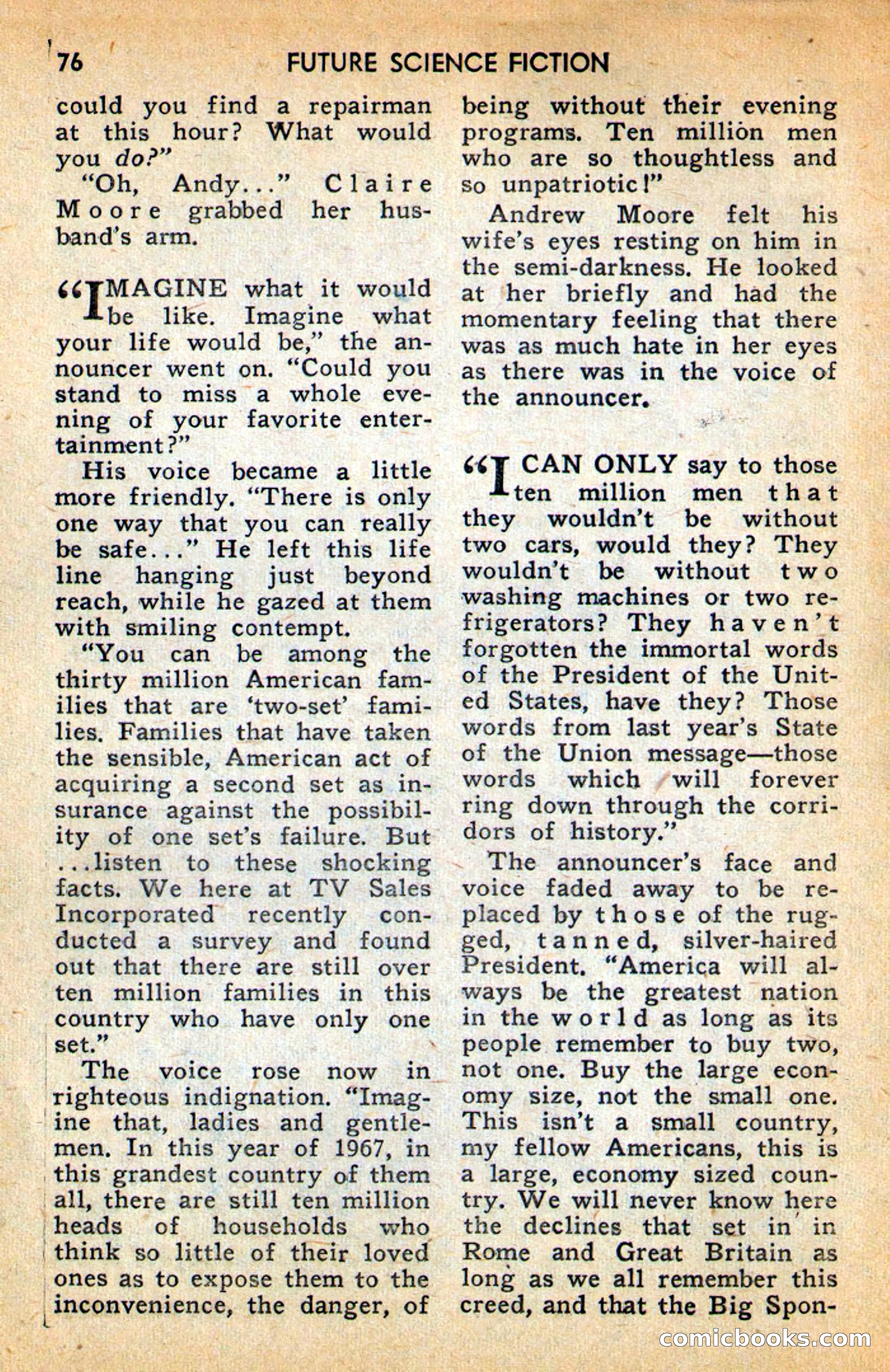 Future Science Fiction, April 1958 — page 76 of 132