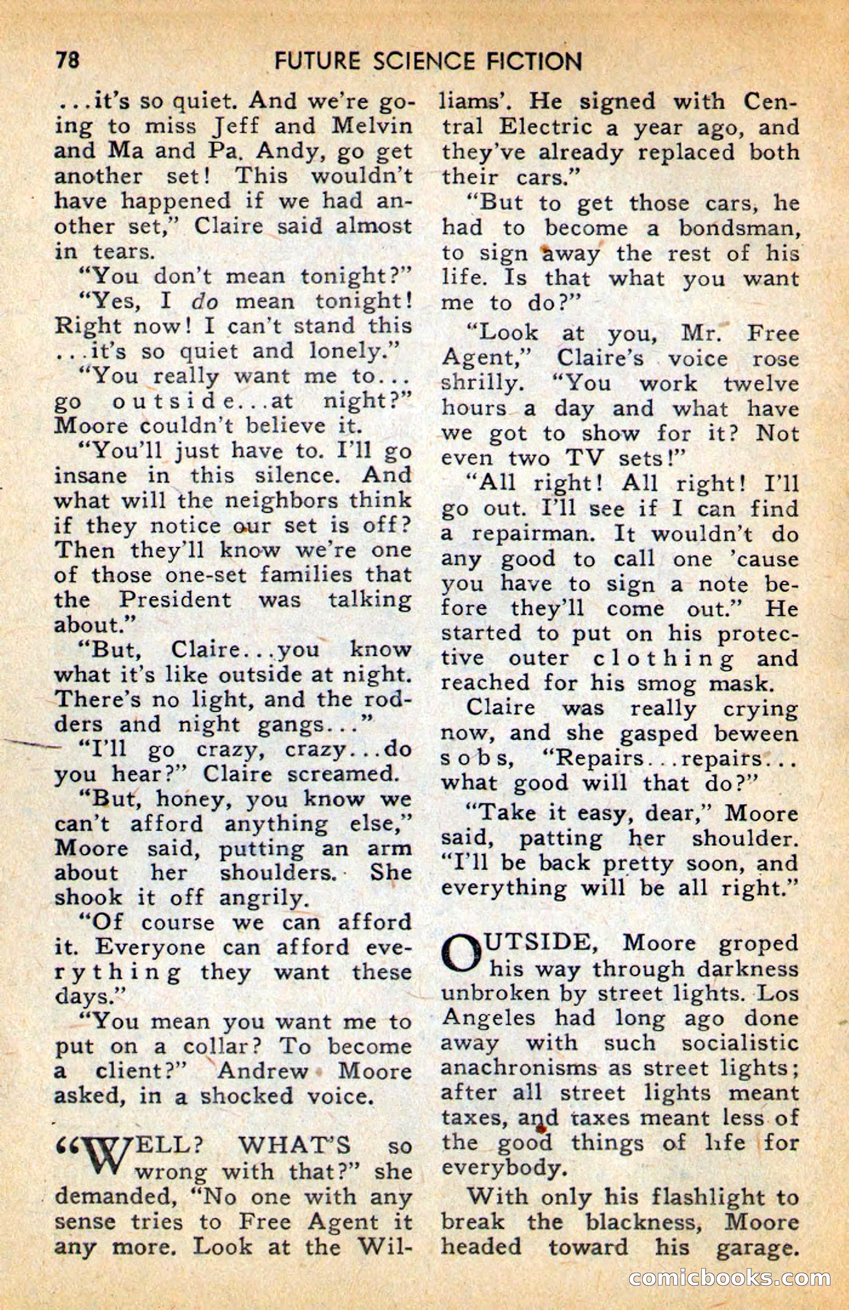 Future Science Fiction, April 1958 — page 78 of 132