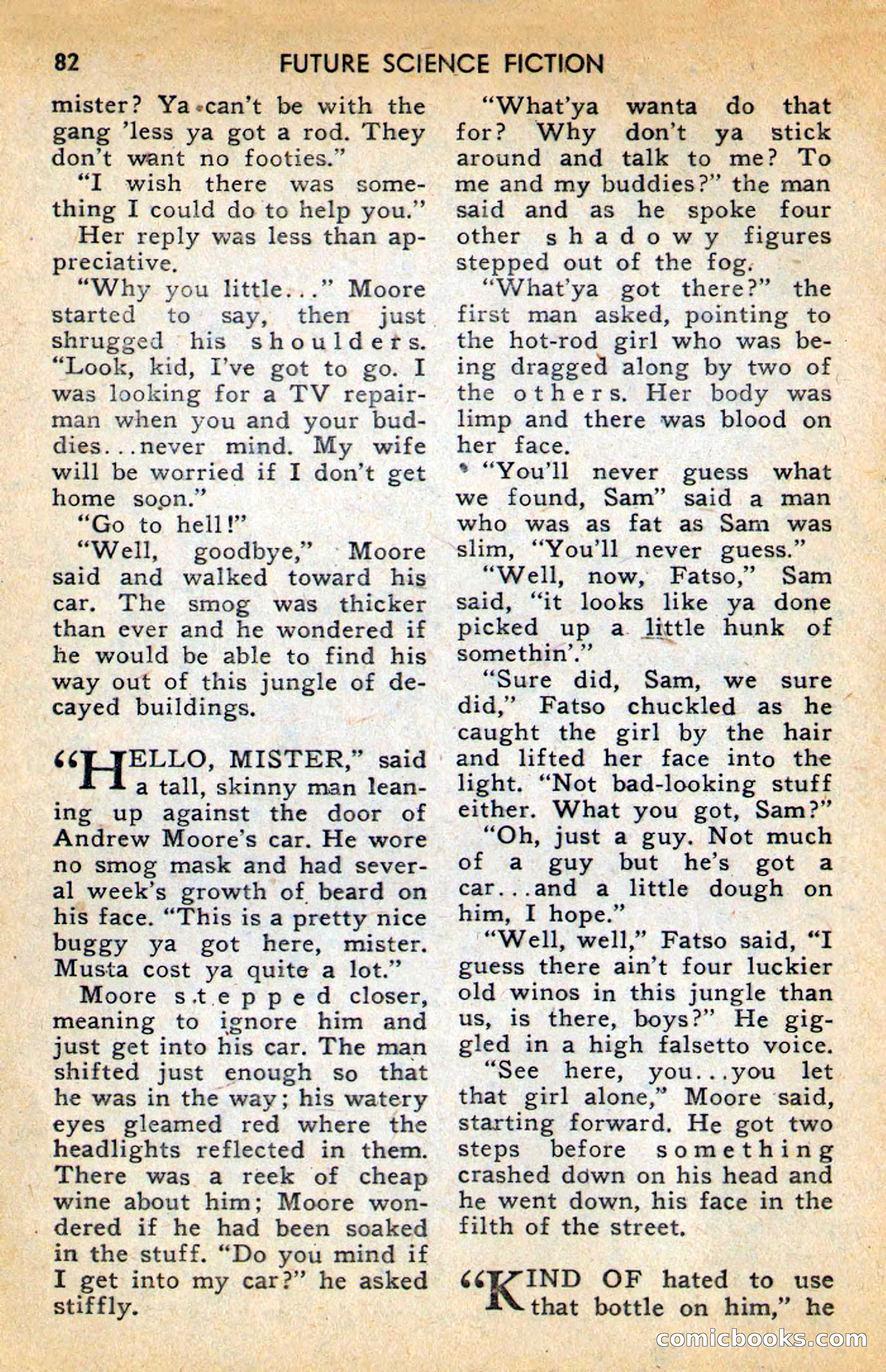 Future Science Fiction, April 1958 — page 82 of 132
