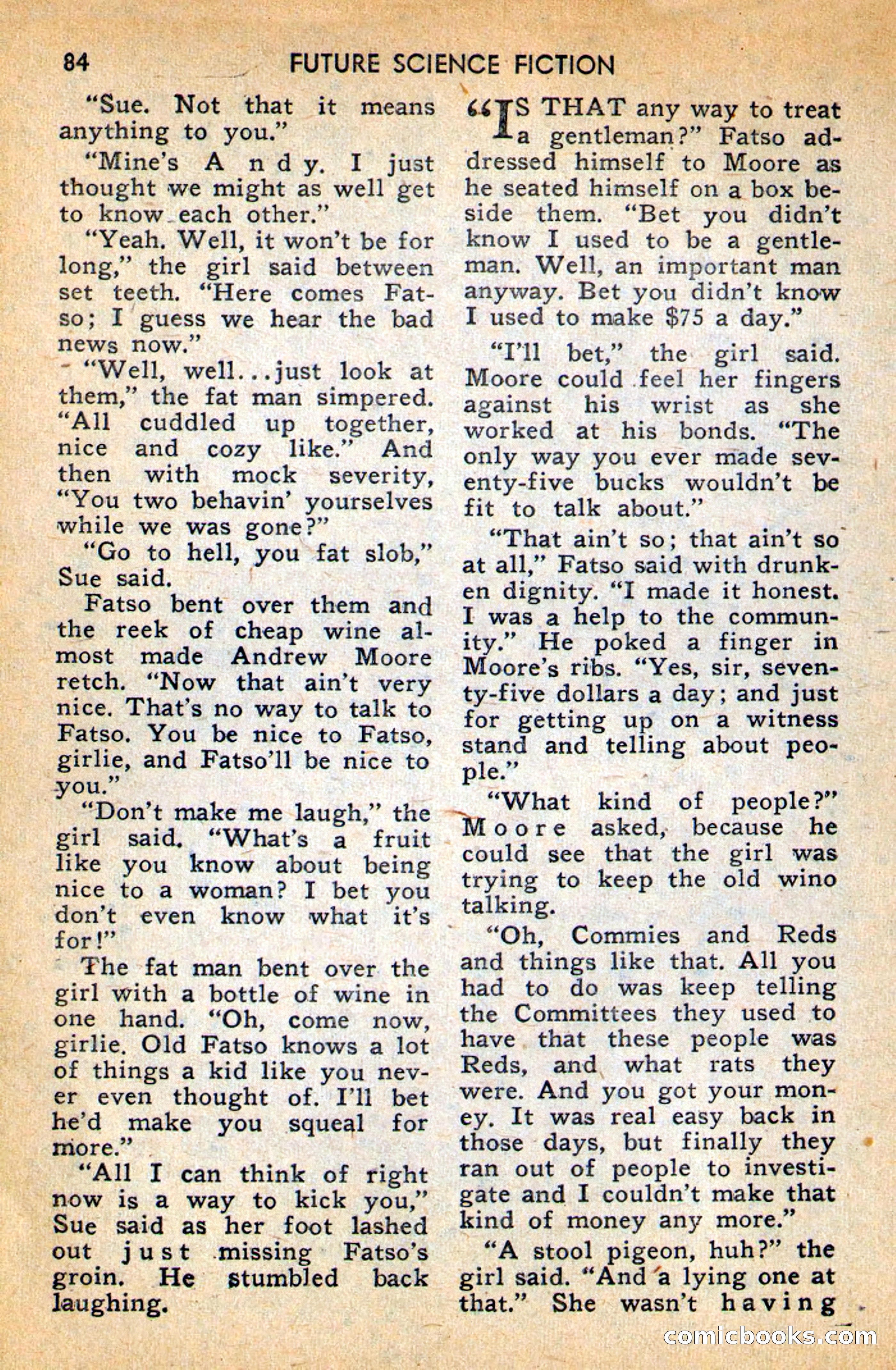 Future Science Fiction, April 1958 — page 84 of 132