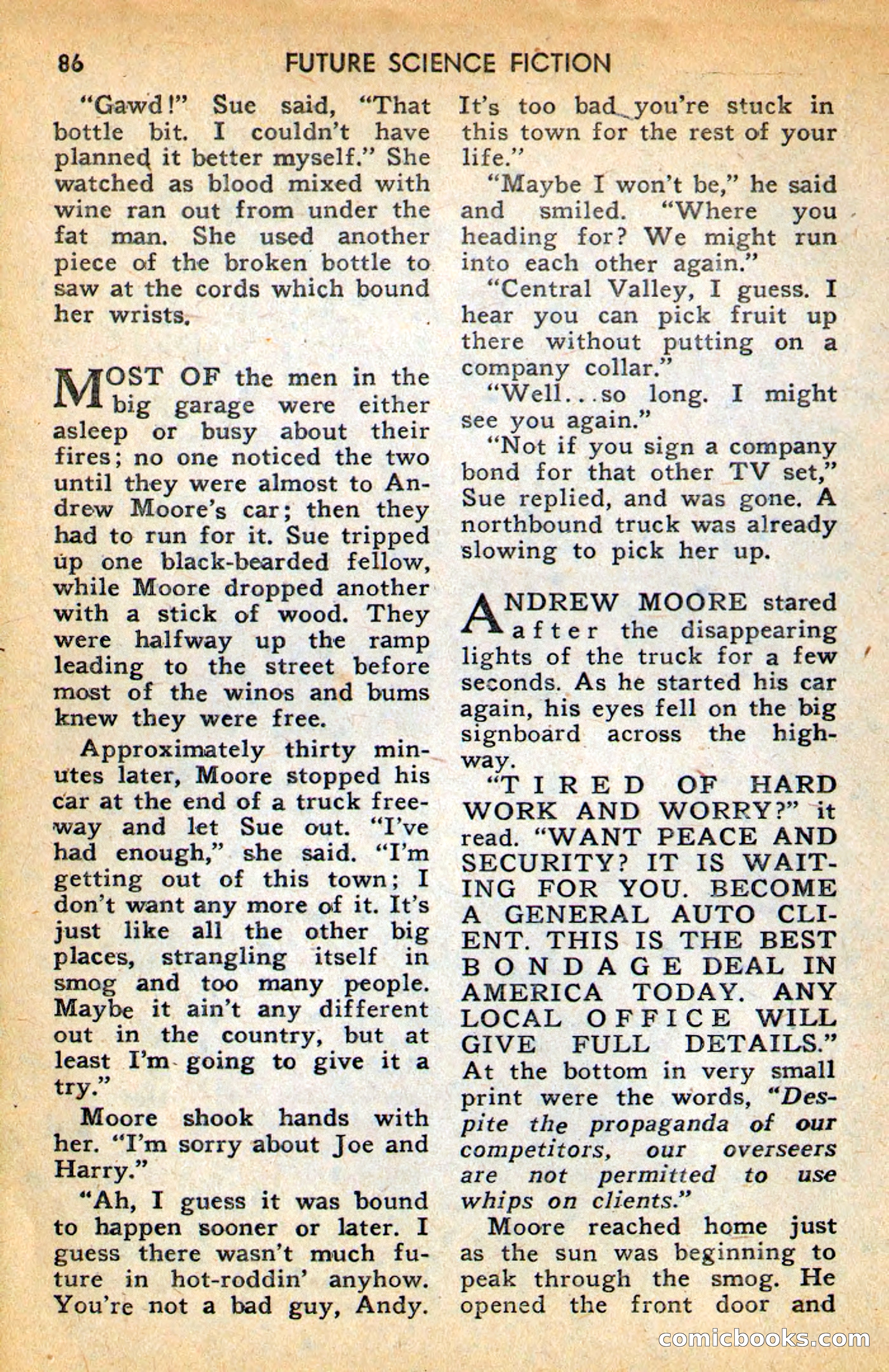 Future Science Fiction, April 1958 — page 86 of 132