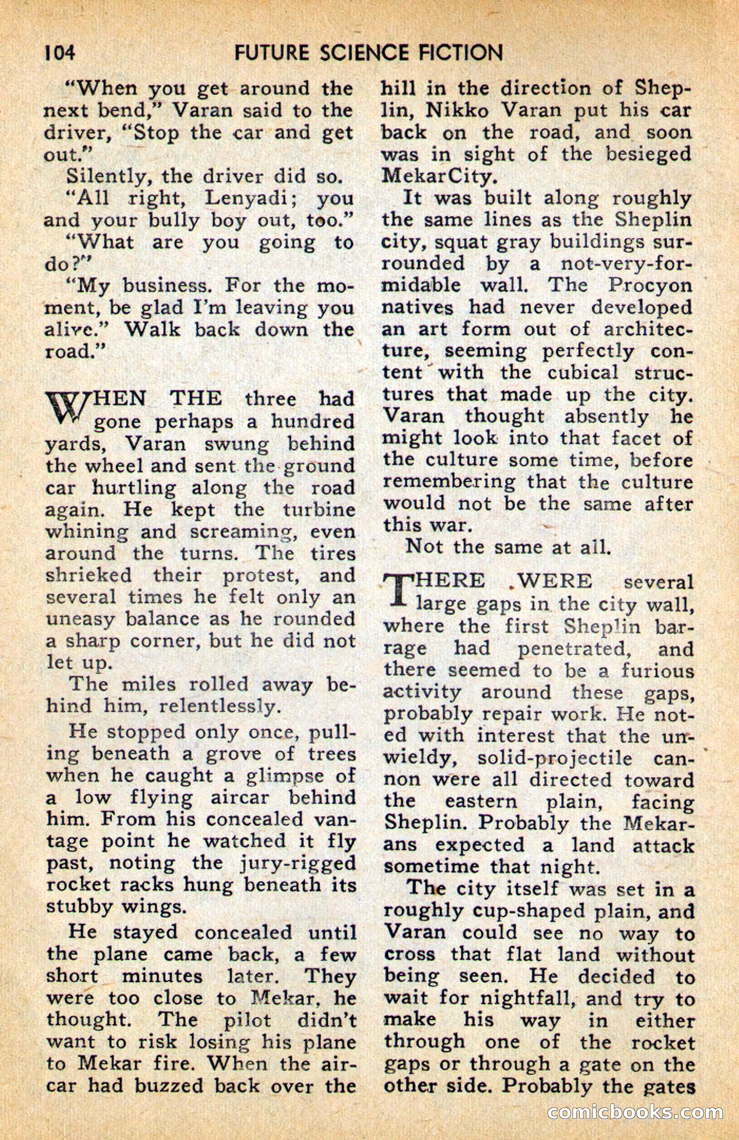 Future Science Fiction, April 1958 — page 104 of 132