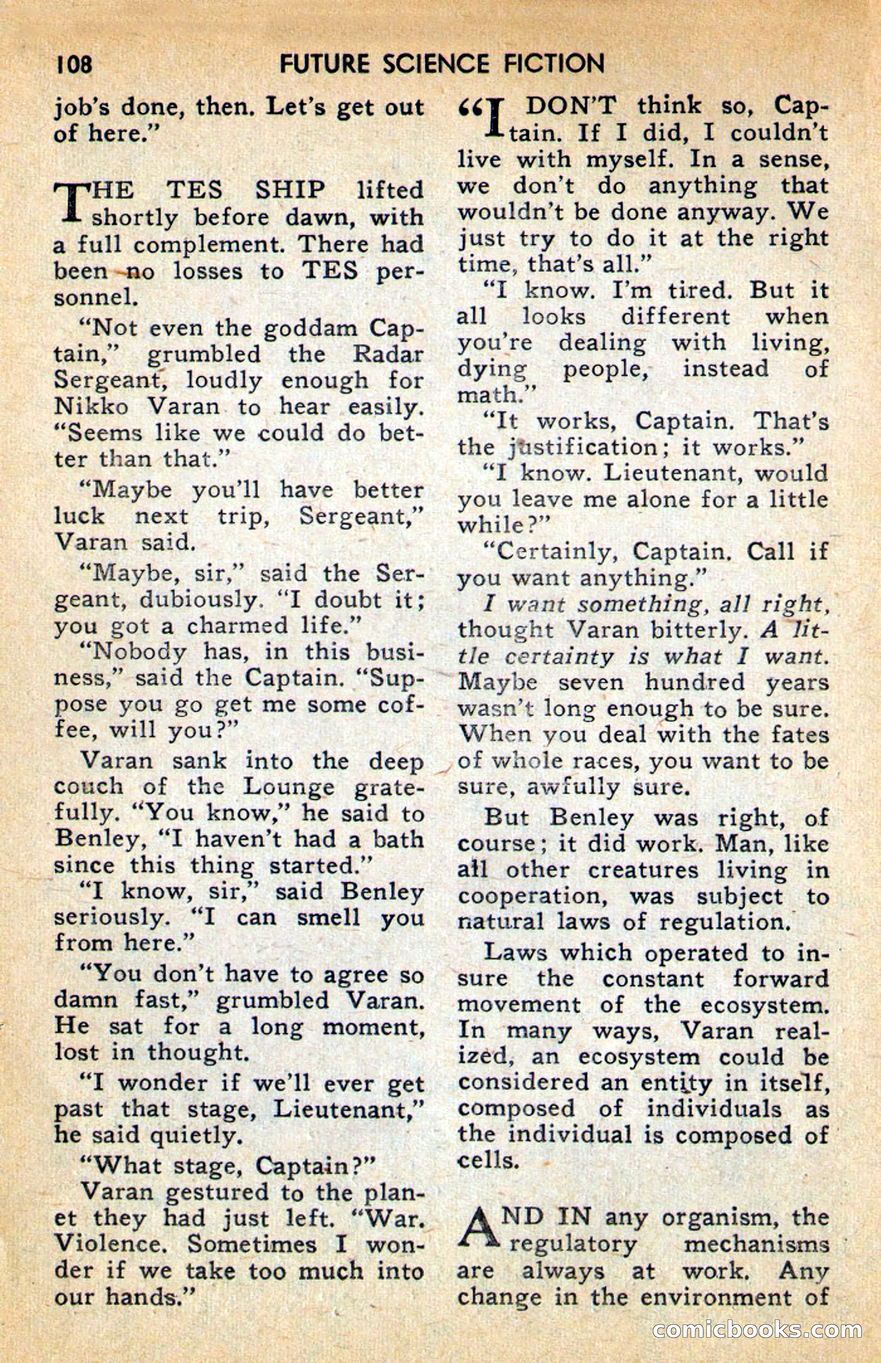 Future Science Fiction, April 1958 — page 108 of 132