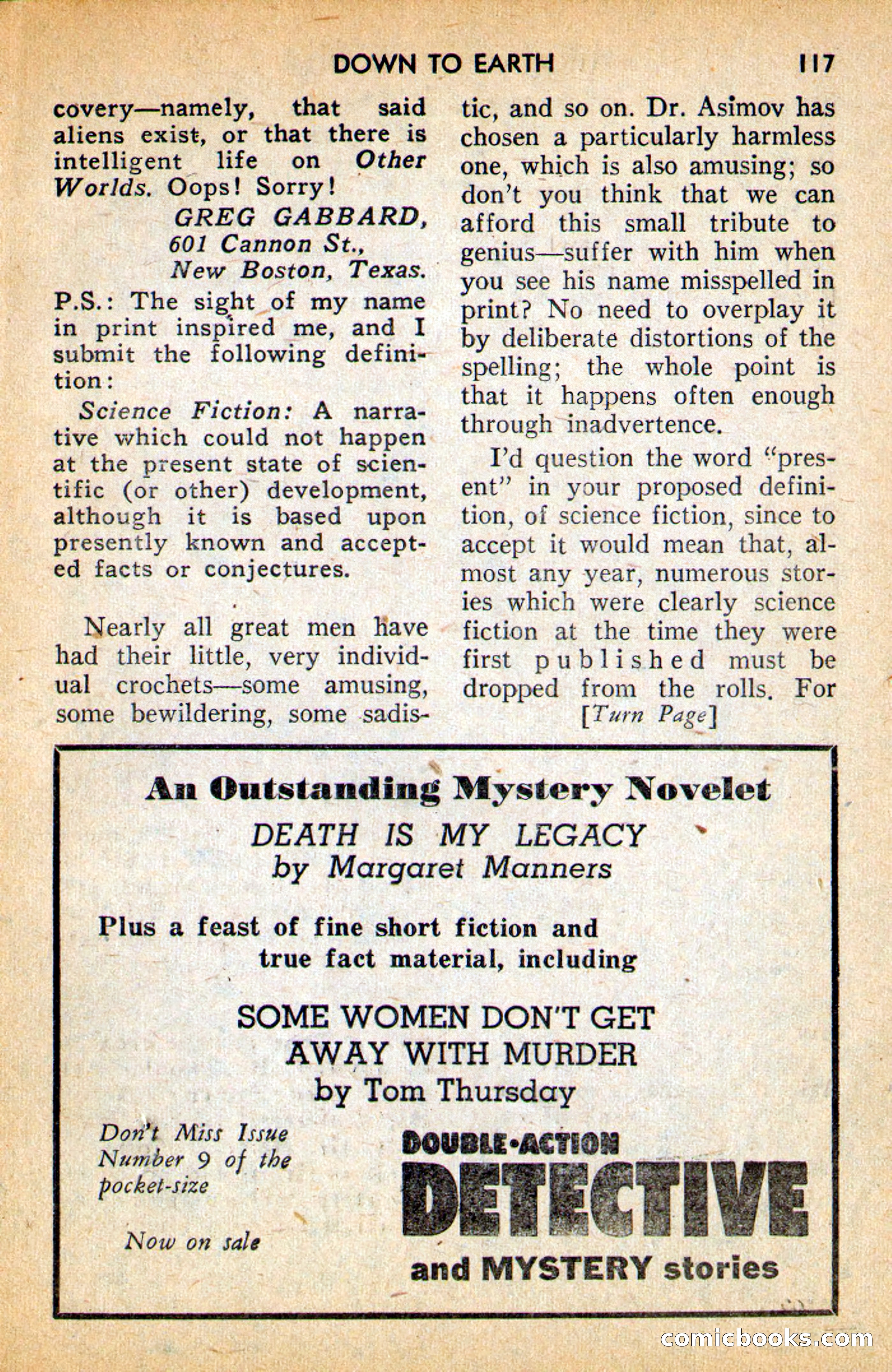 Future Science Fiction, April 1958 — page 117 of 132
